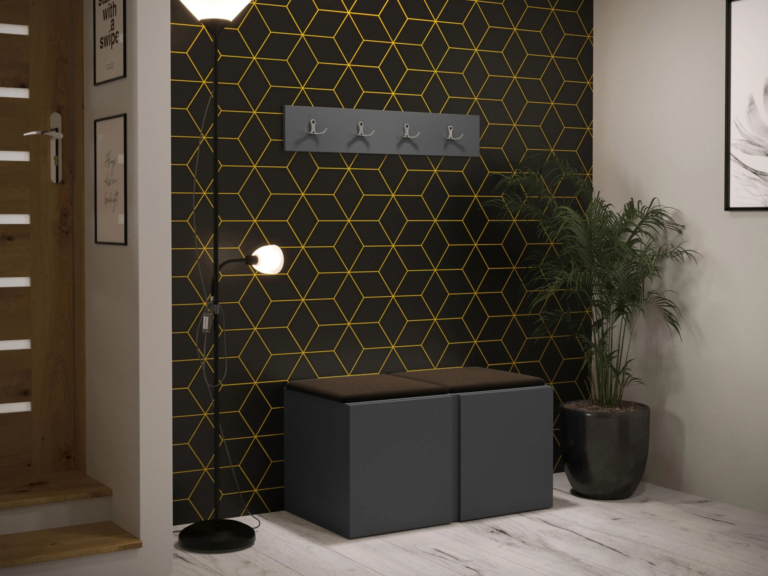 Hallway set Pinis VI (Graphite)
