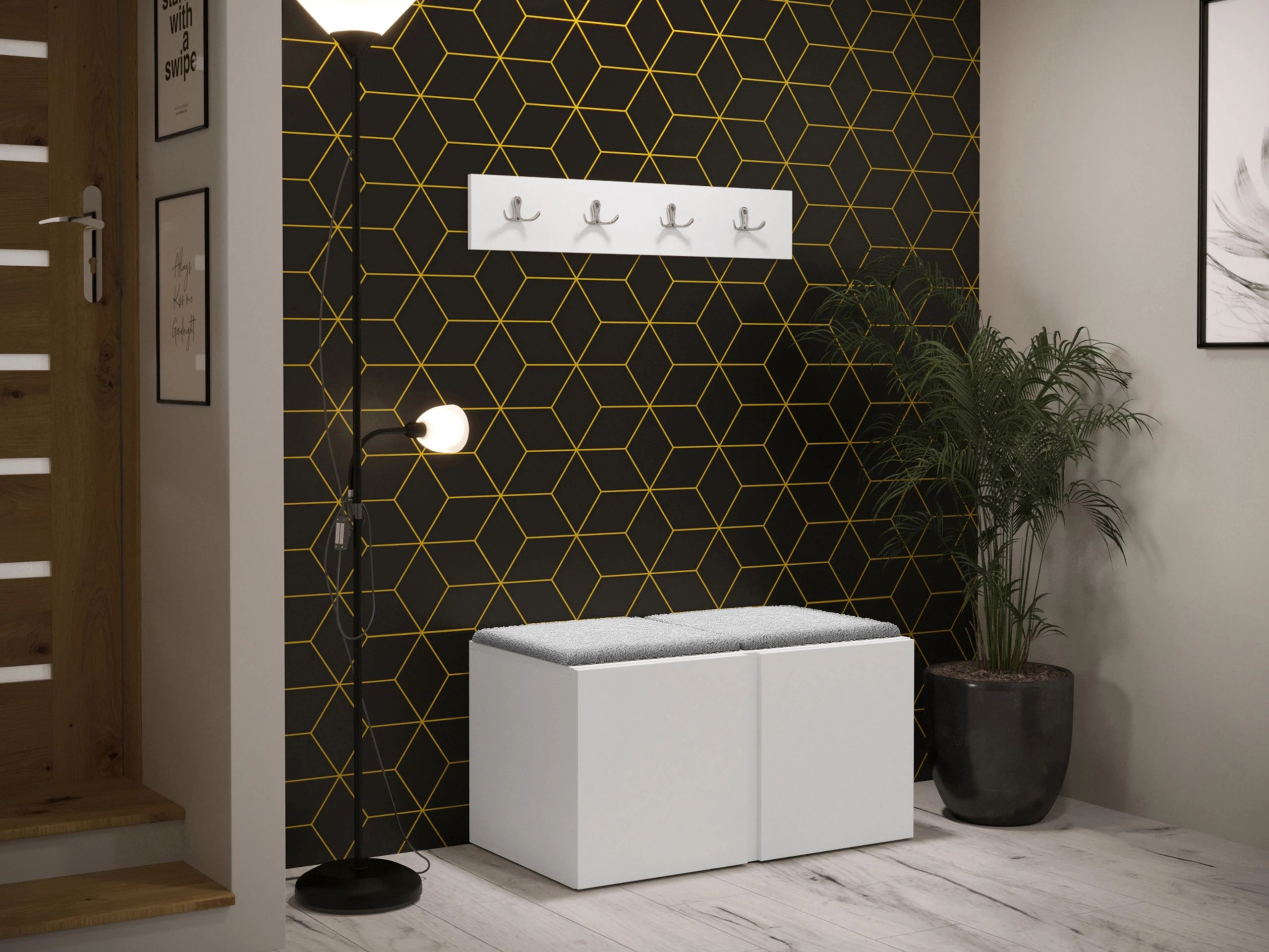 Hallway set Pinis VI (White)