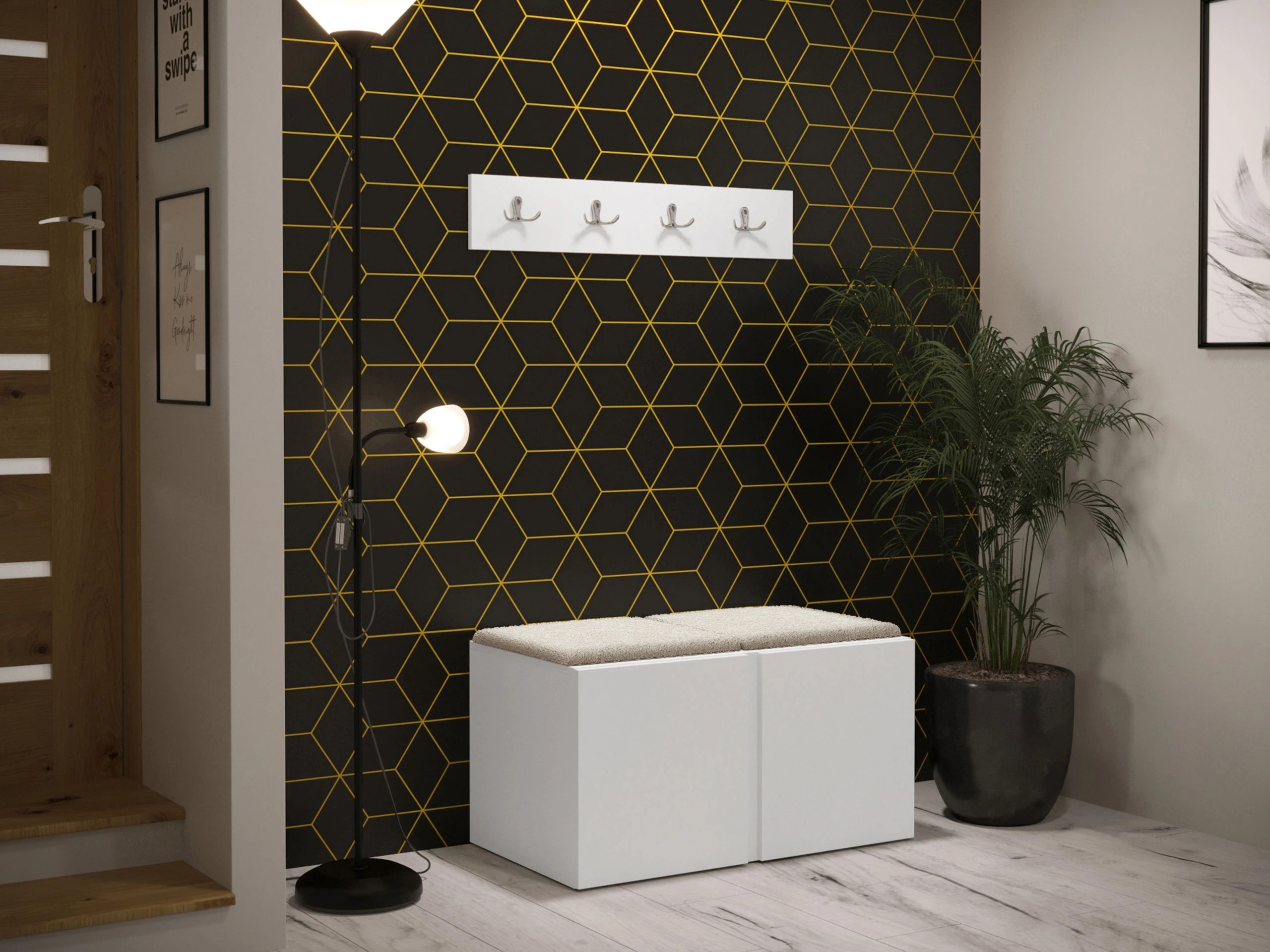 Hallway set Pinis VI (White)