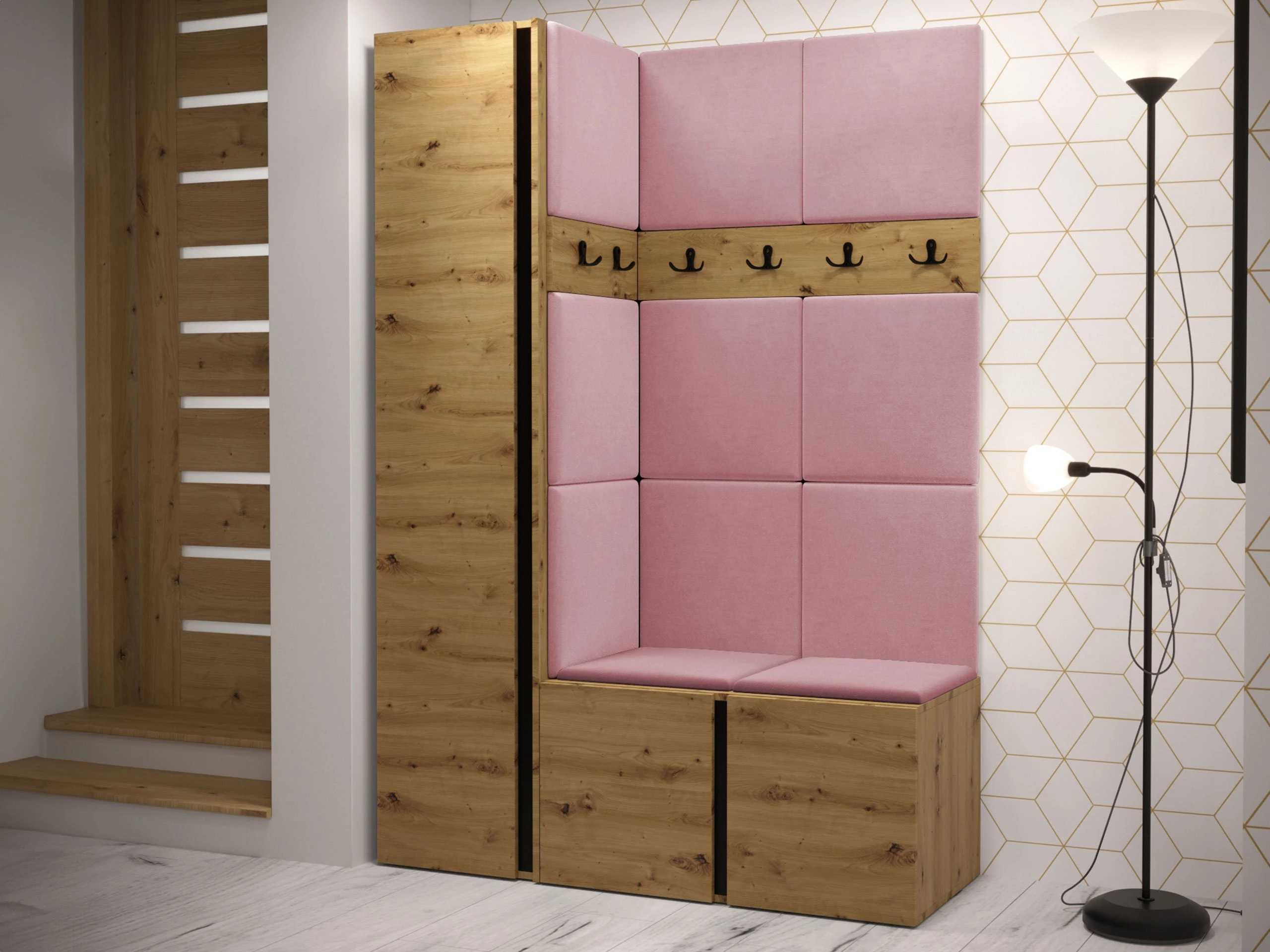 Hallway set Pinis IX (Artisan oak)