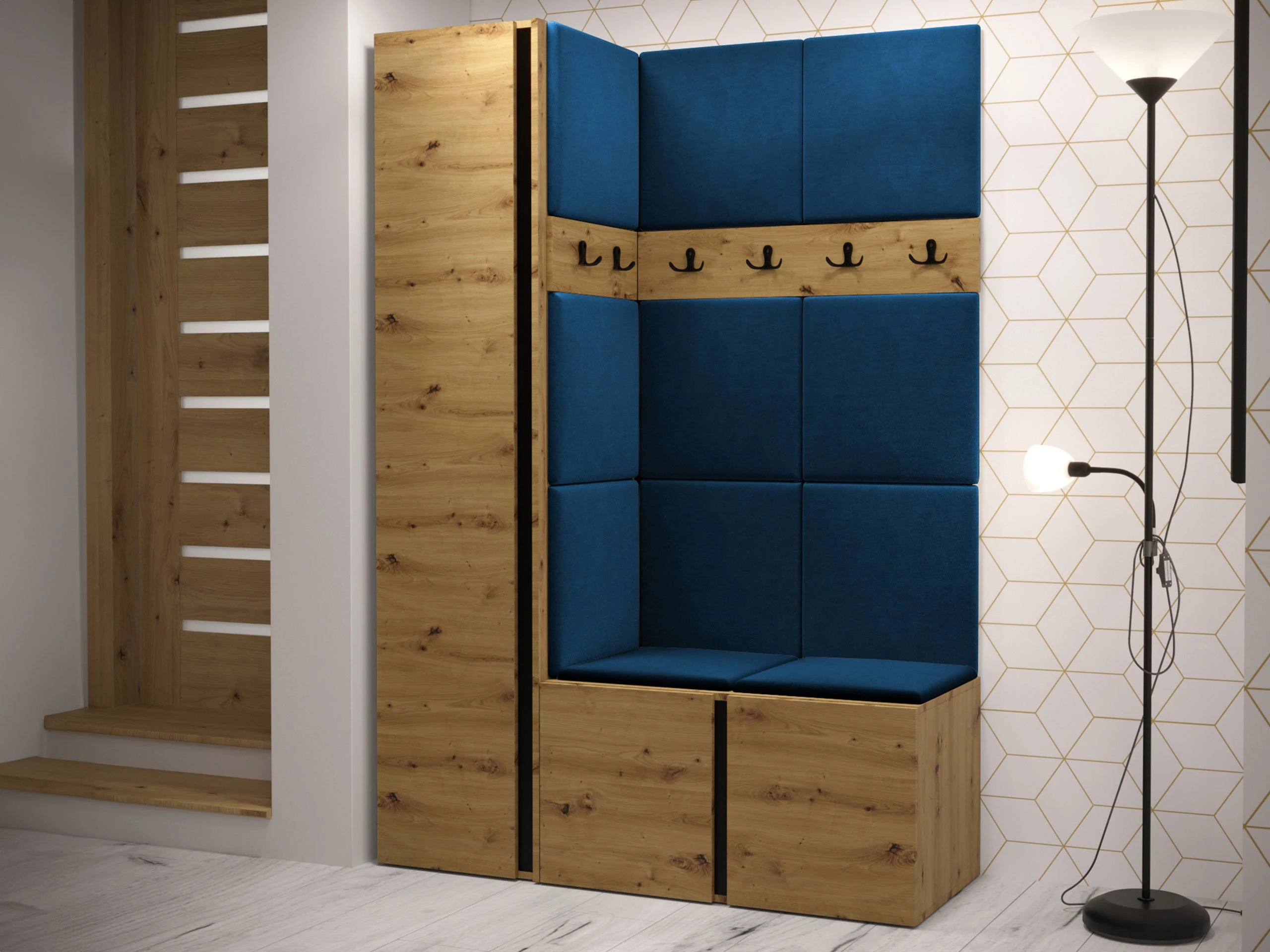 Hallway set Pinis IX (Artisan oak)