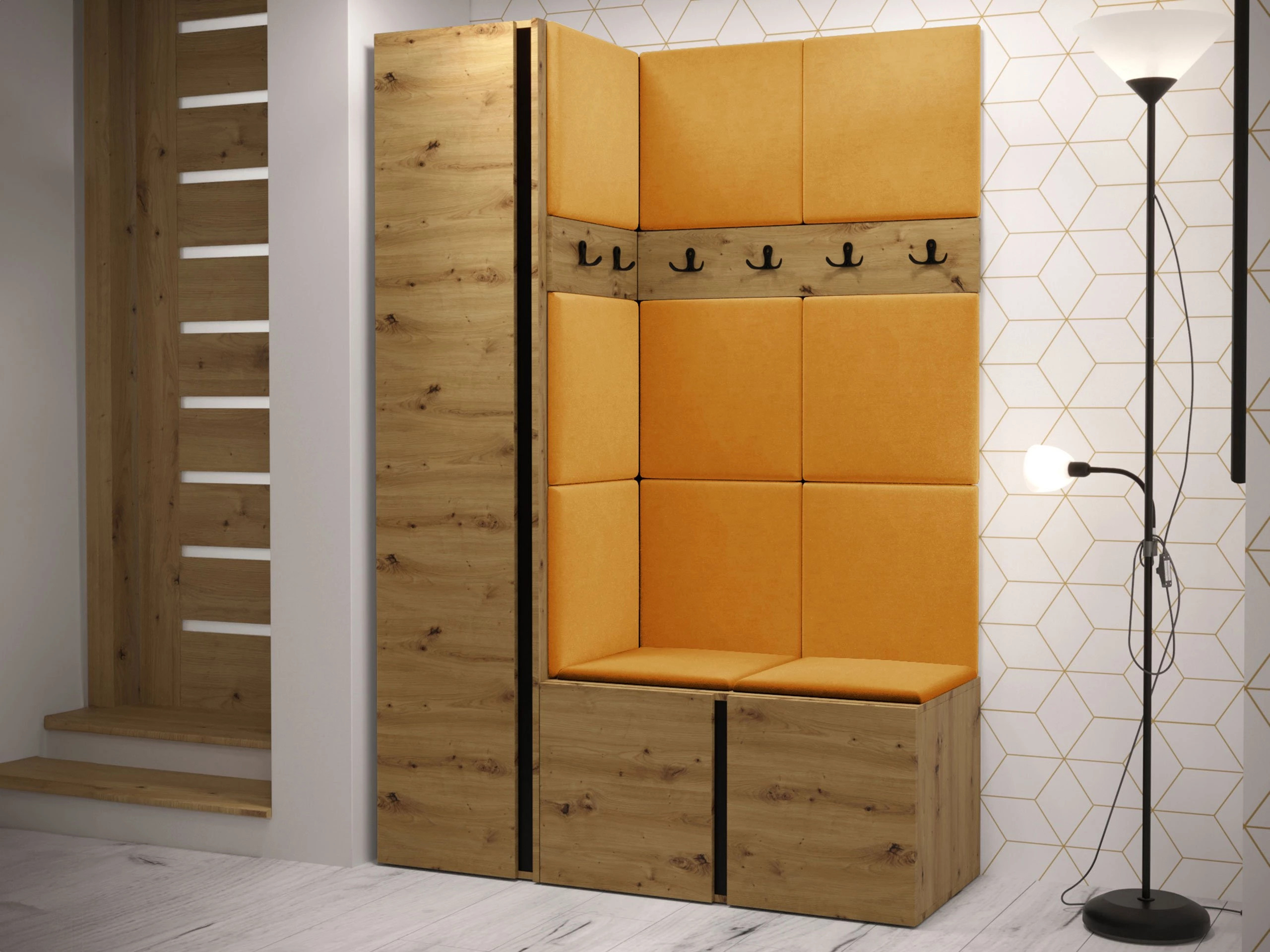 Hallway set Pinis IX (Artisan oak)