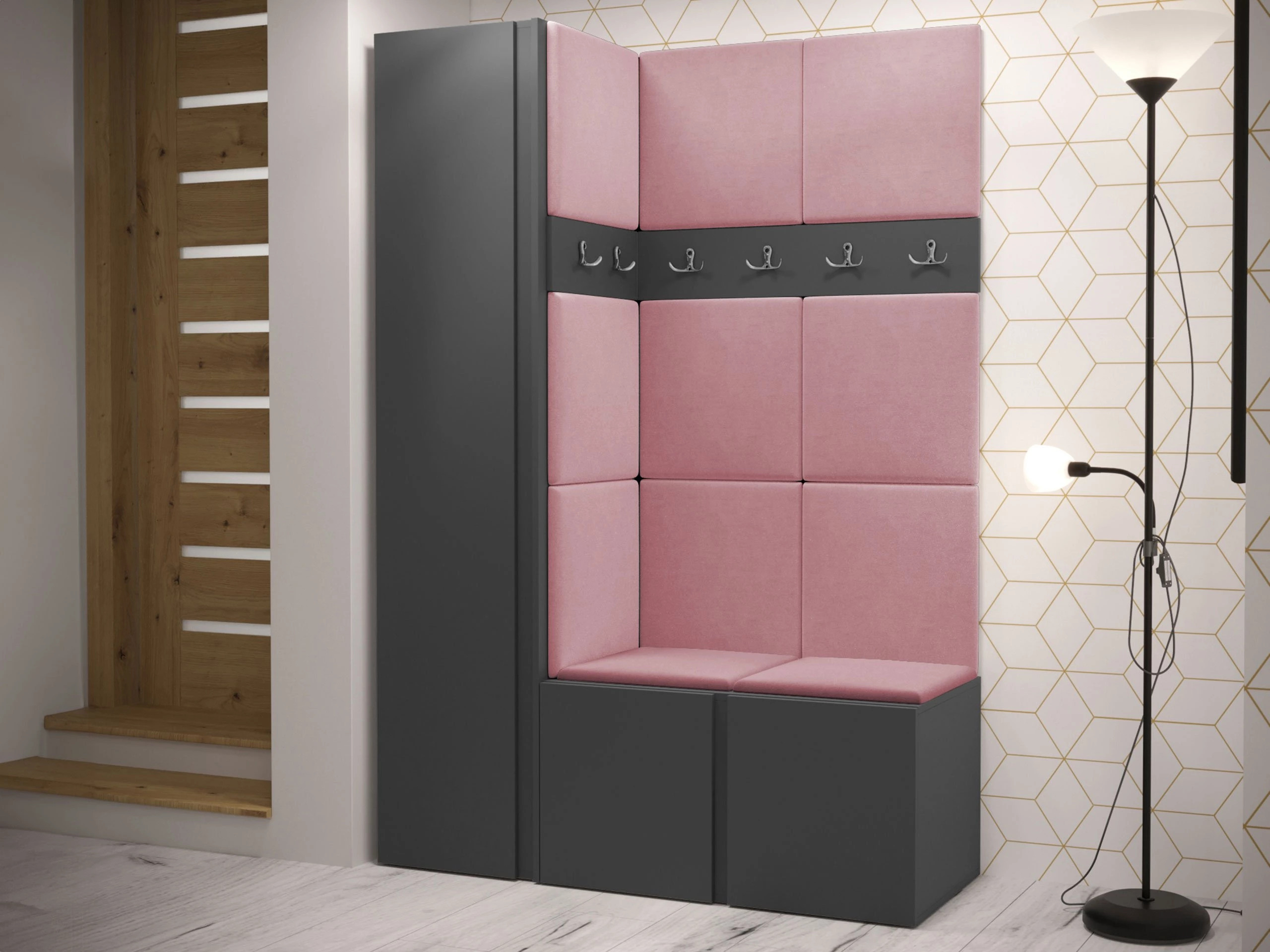 Hallway set Pinis IX (Graphite)
