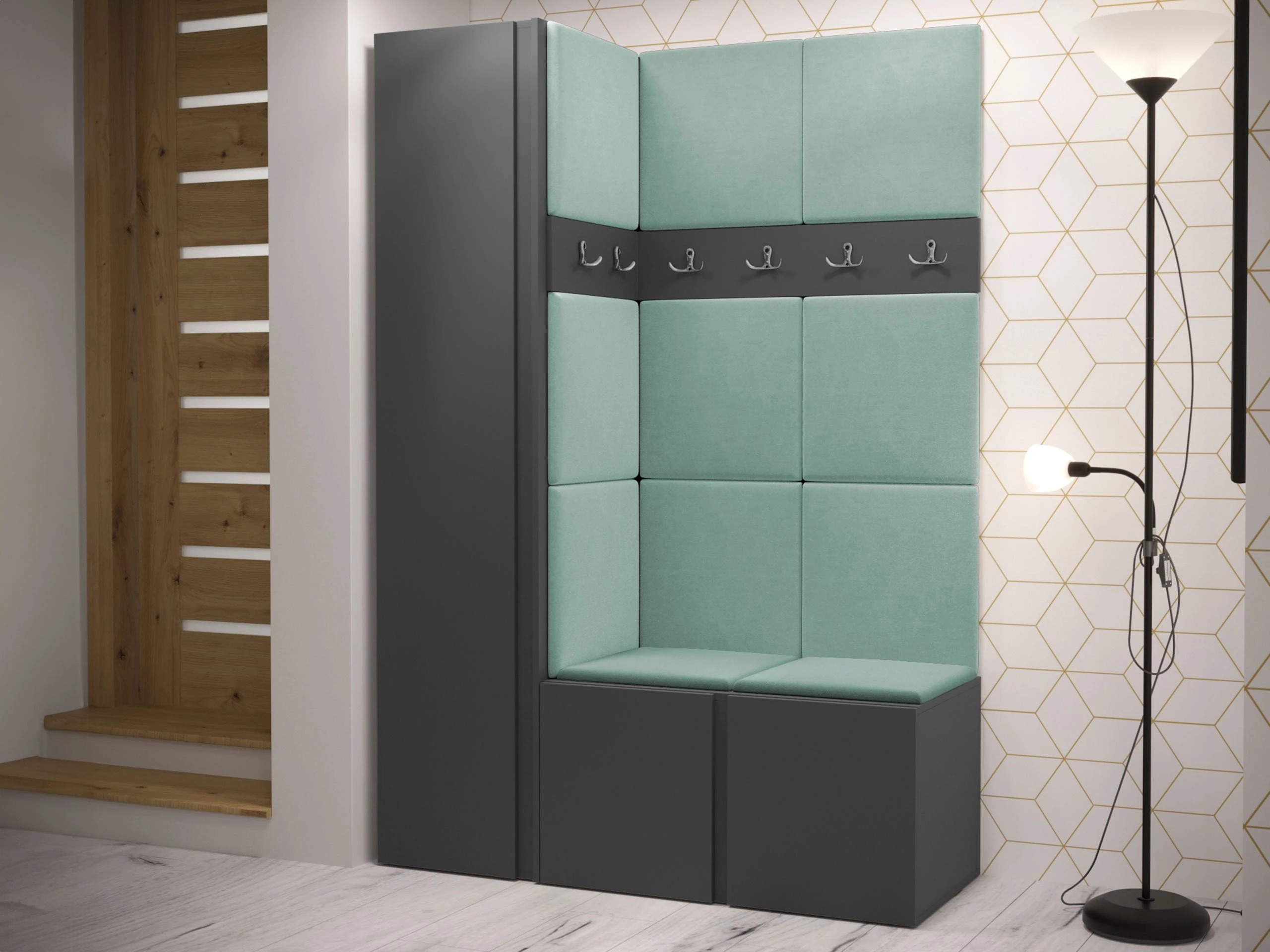 Hallway set Pinis IX (Graphite)
