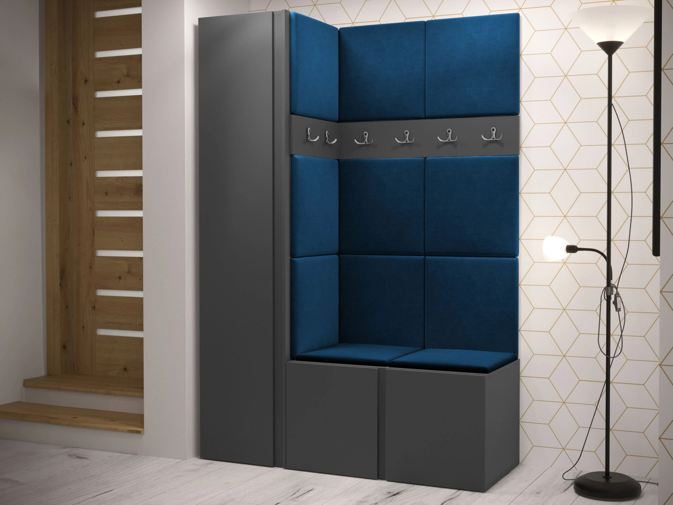 Hallway set Pinis IX (Graphite)