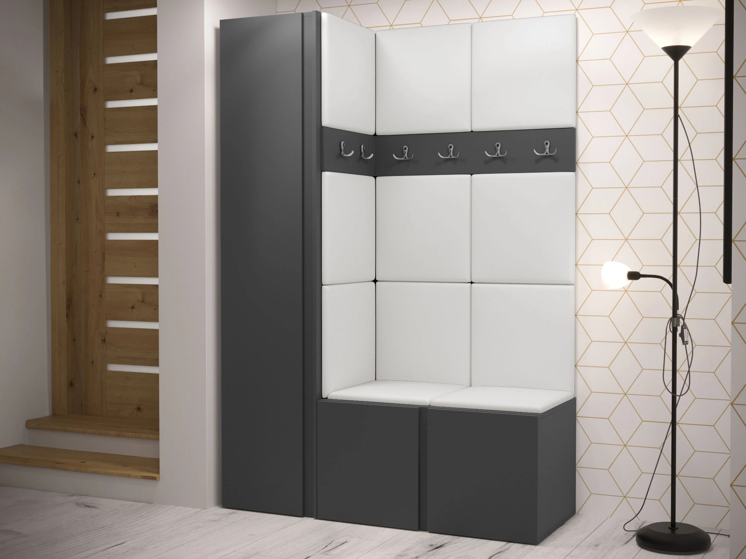Hallway set Pinis IX (Graphite)