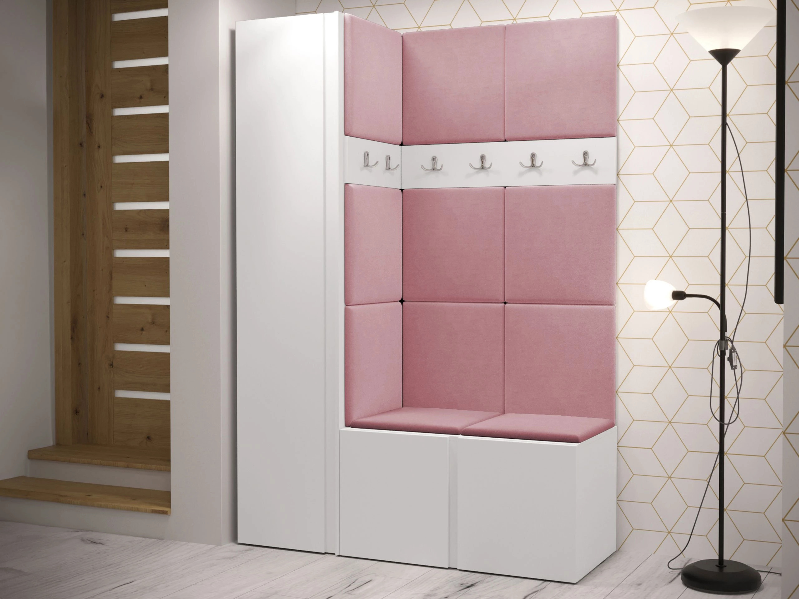 Hallway set Pinis IX (White)