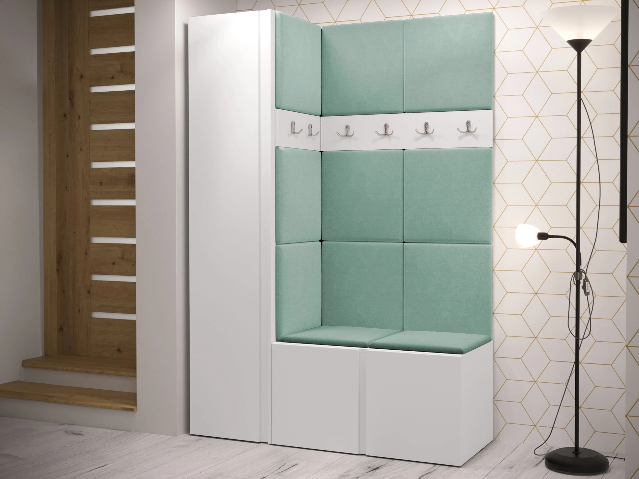 Hallway set Pinis IX (White)