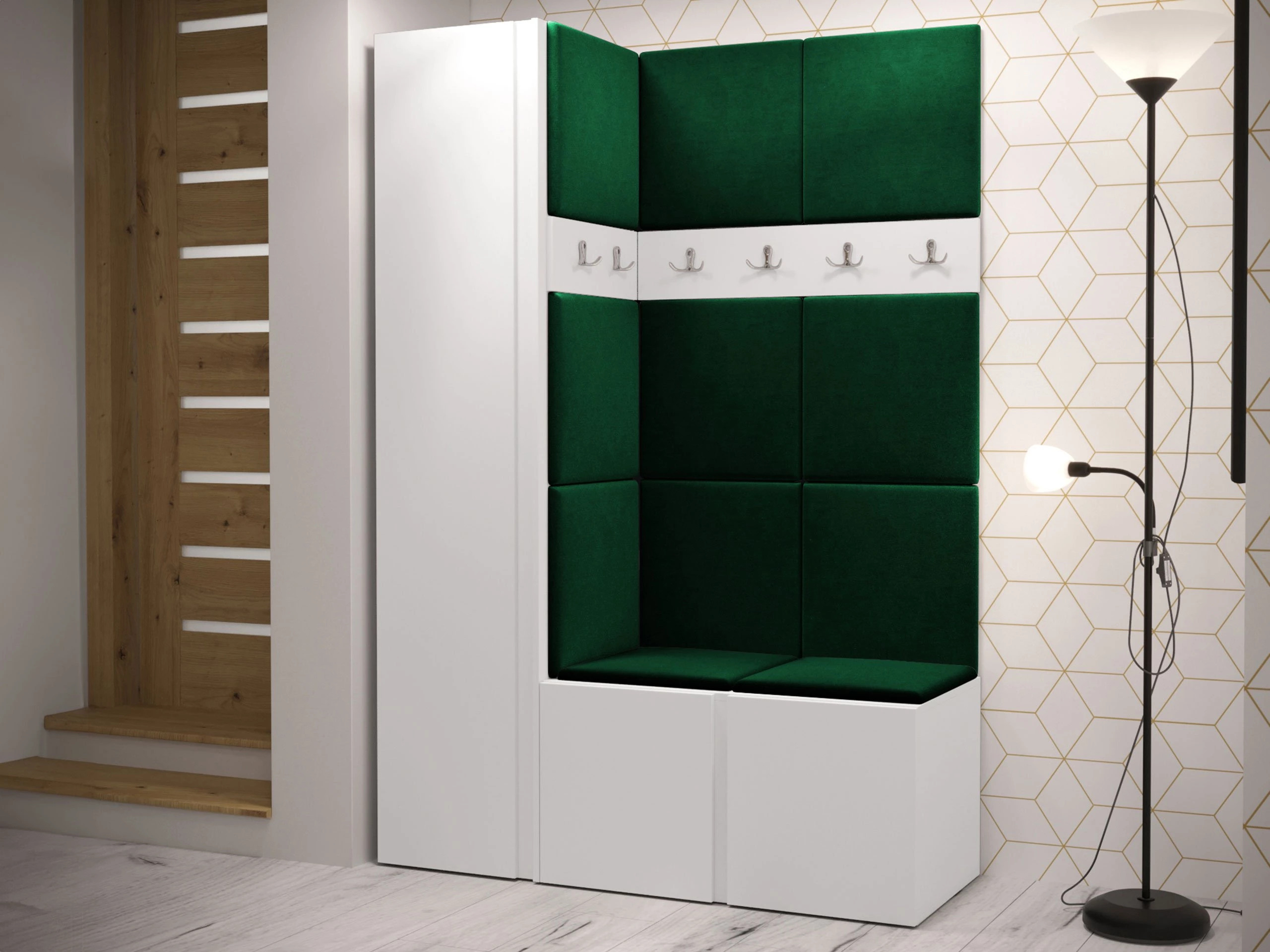 Hallway set Pinis IX (White)
