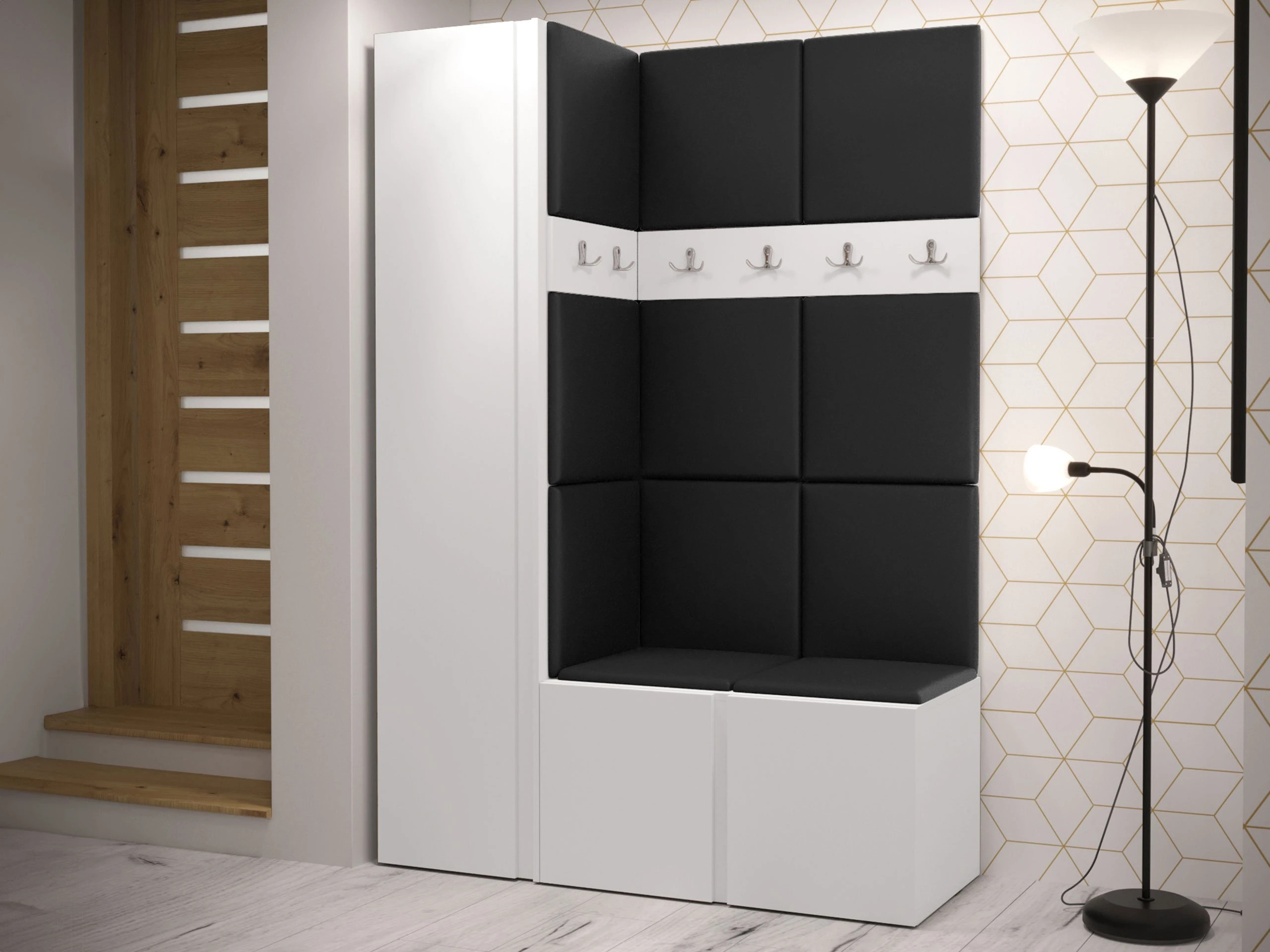 Hallway set Pinis IX (White)