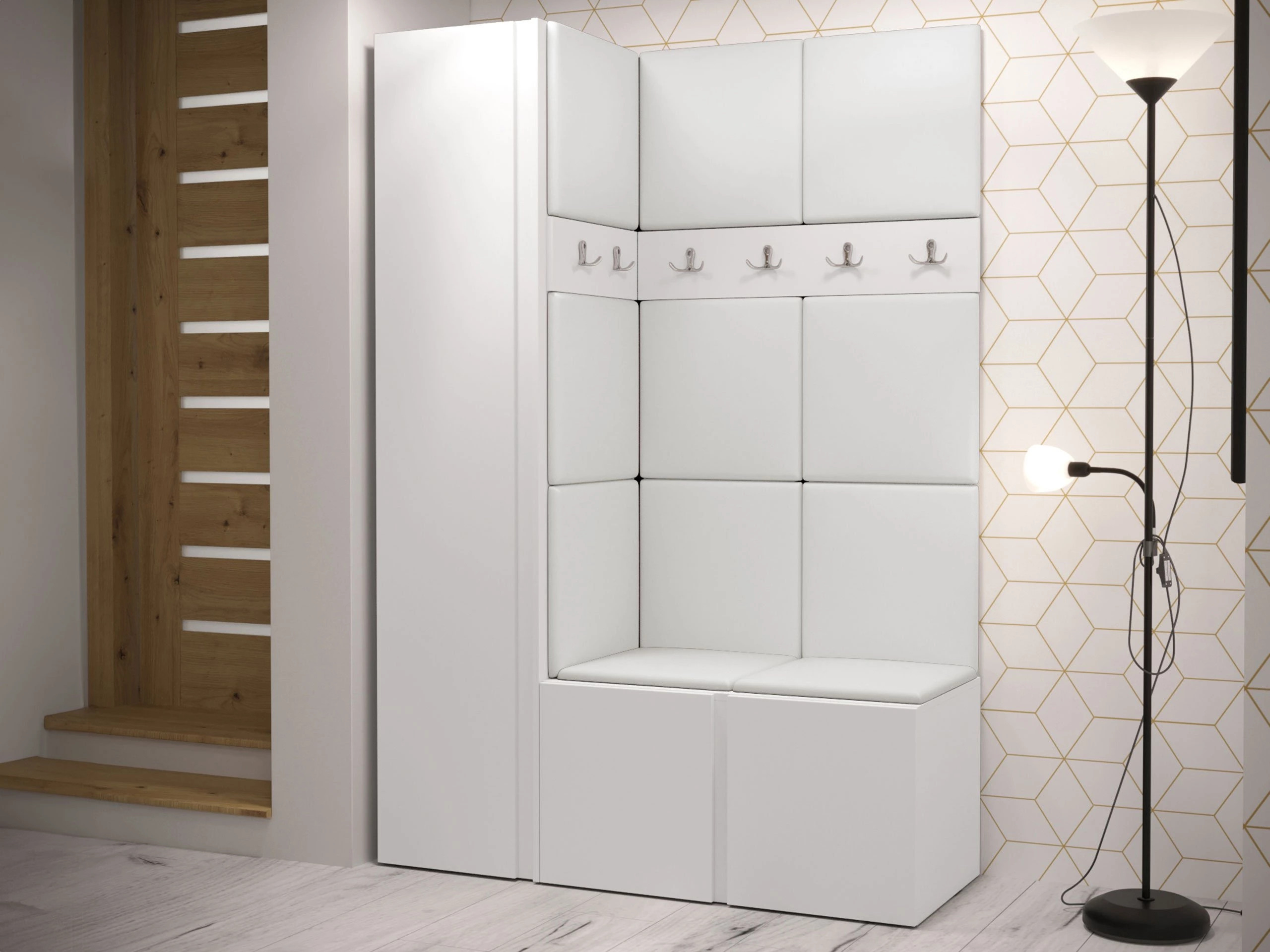 Hallway set Pinis IX (White)