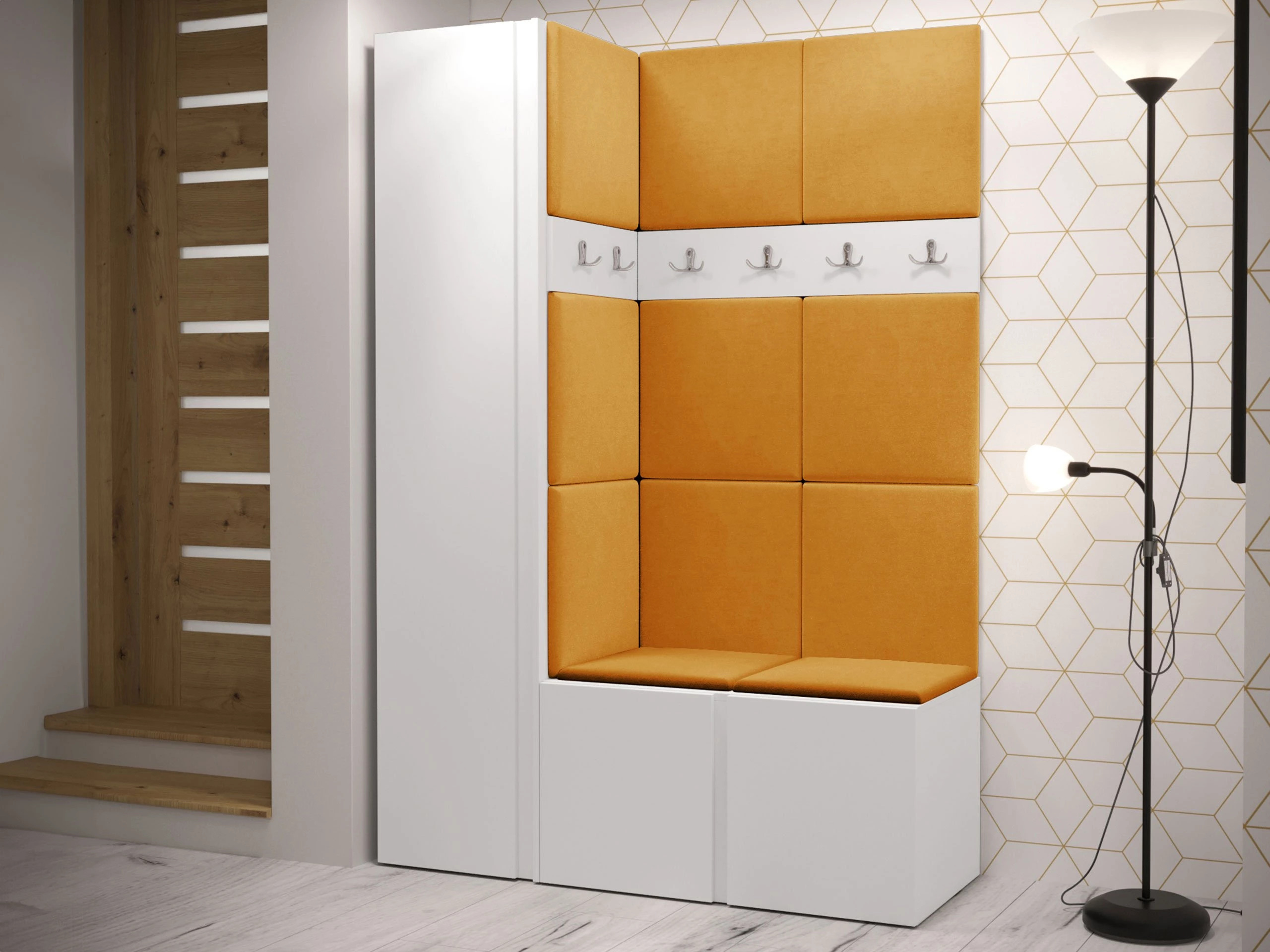 Hallway set Pinis IX (White)