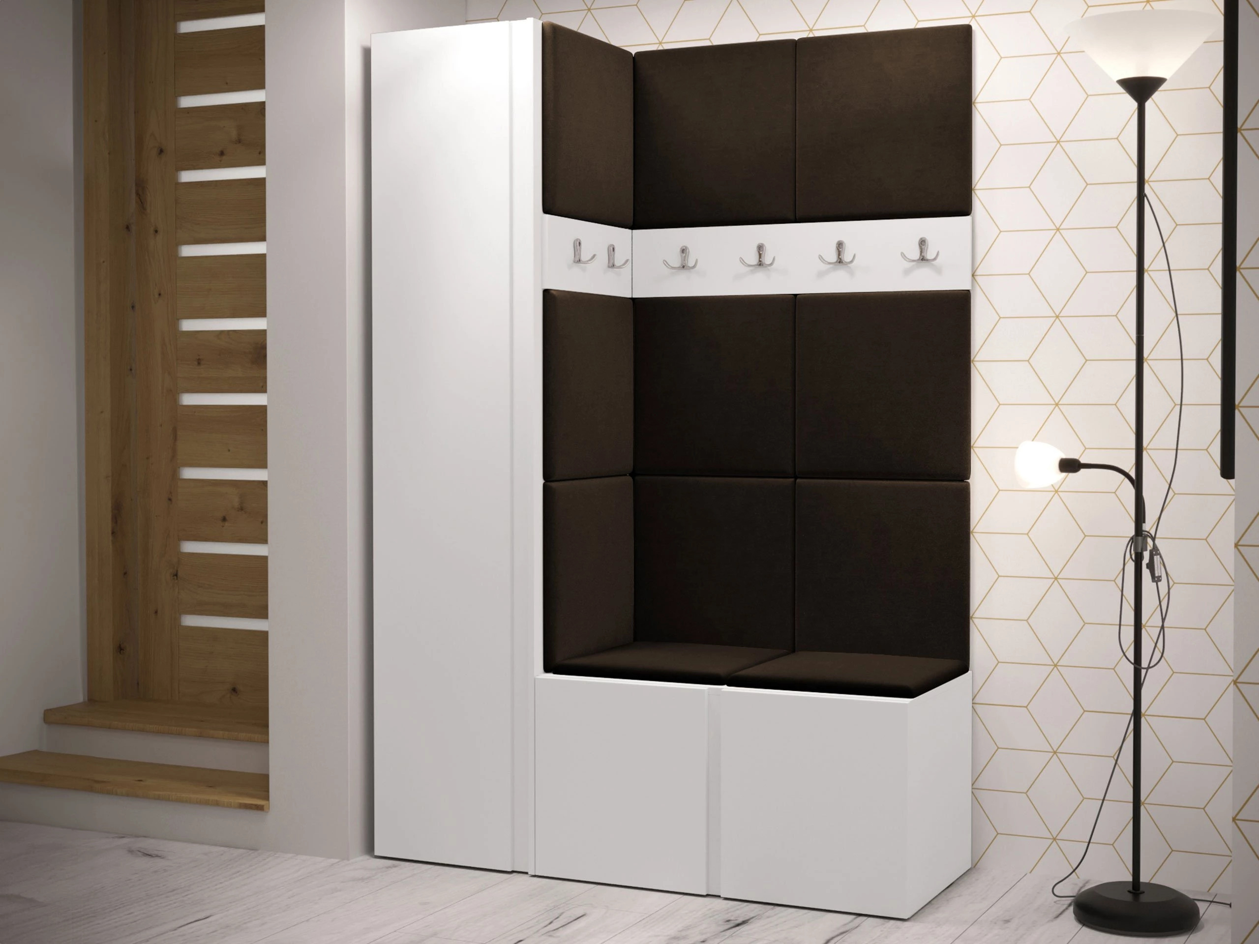 Hallway set Pinis IX (White)