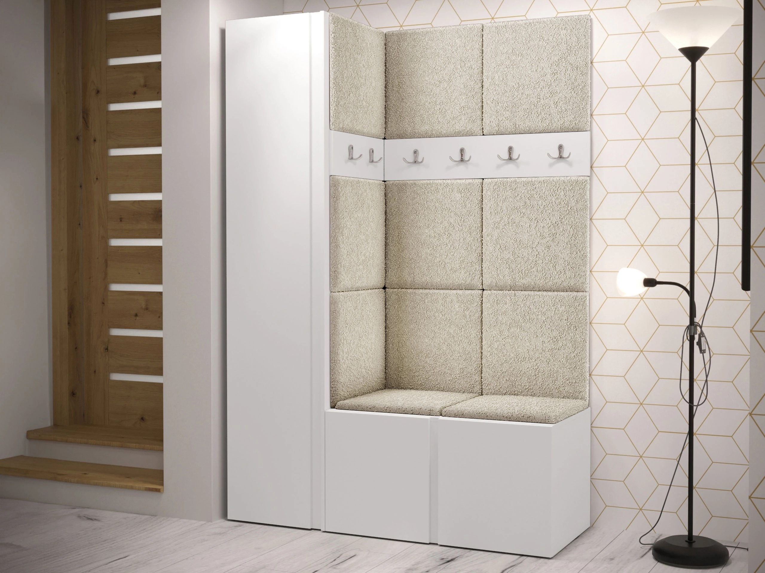 Hallway set Pinis IX (White)