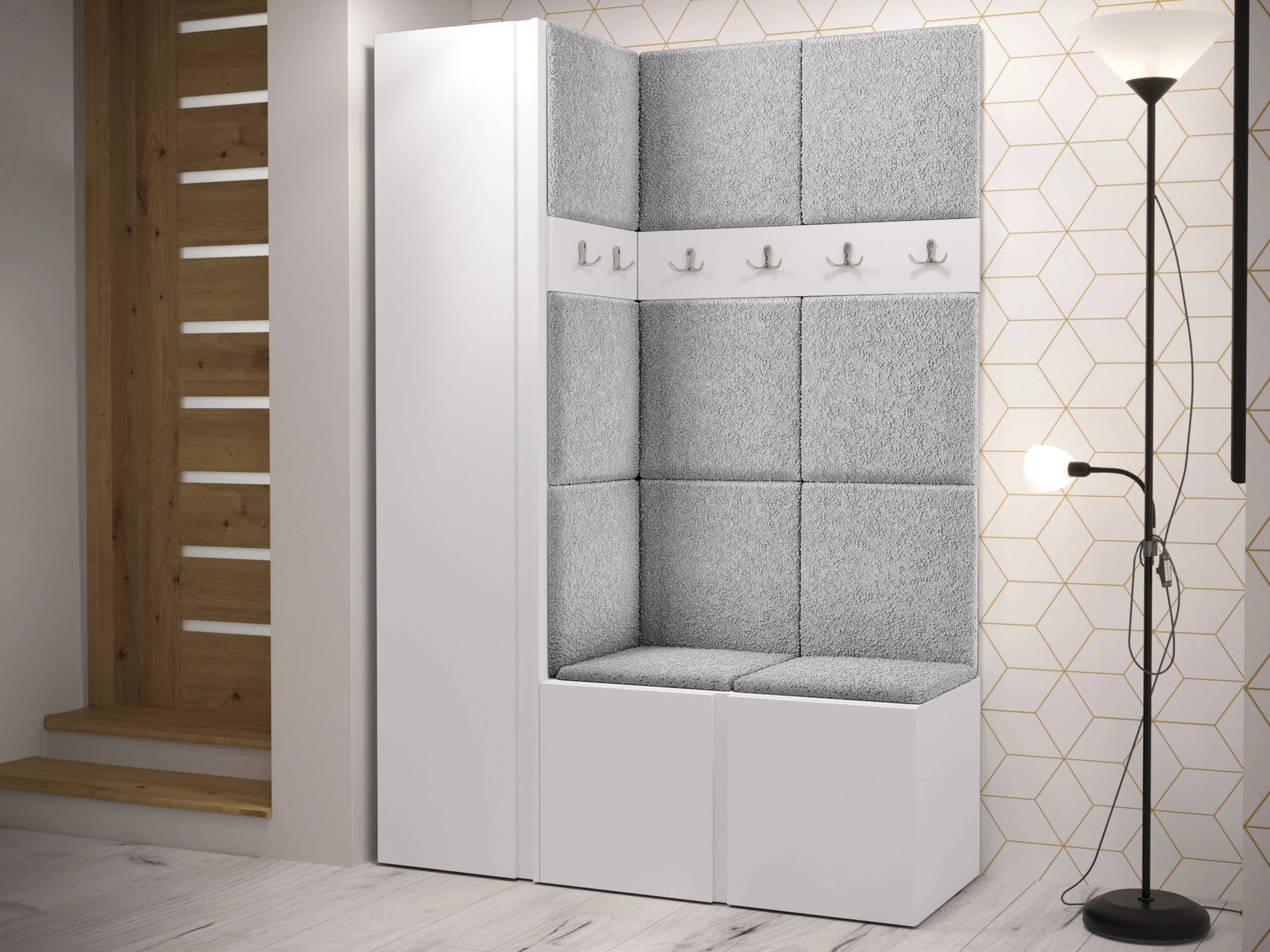Hallway set Pinis IX (White)