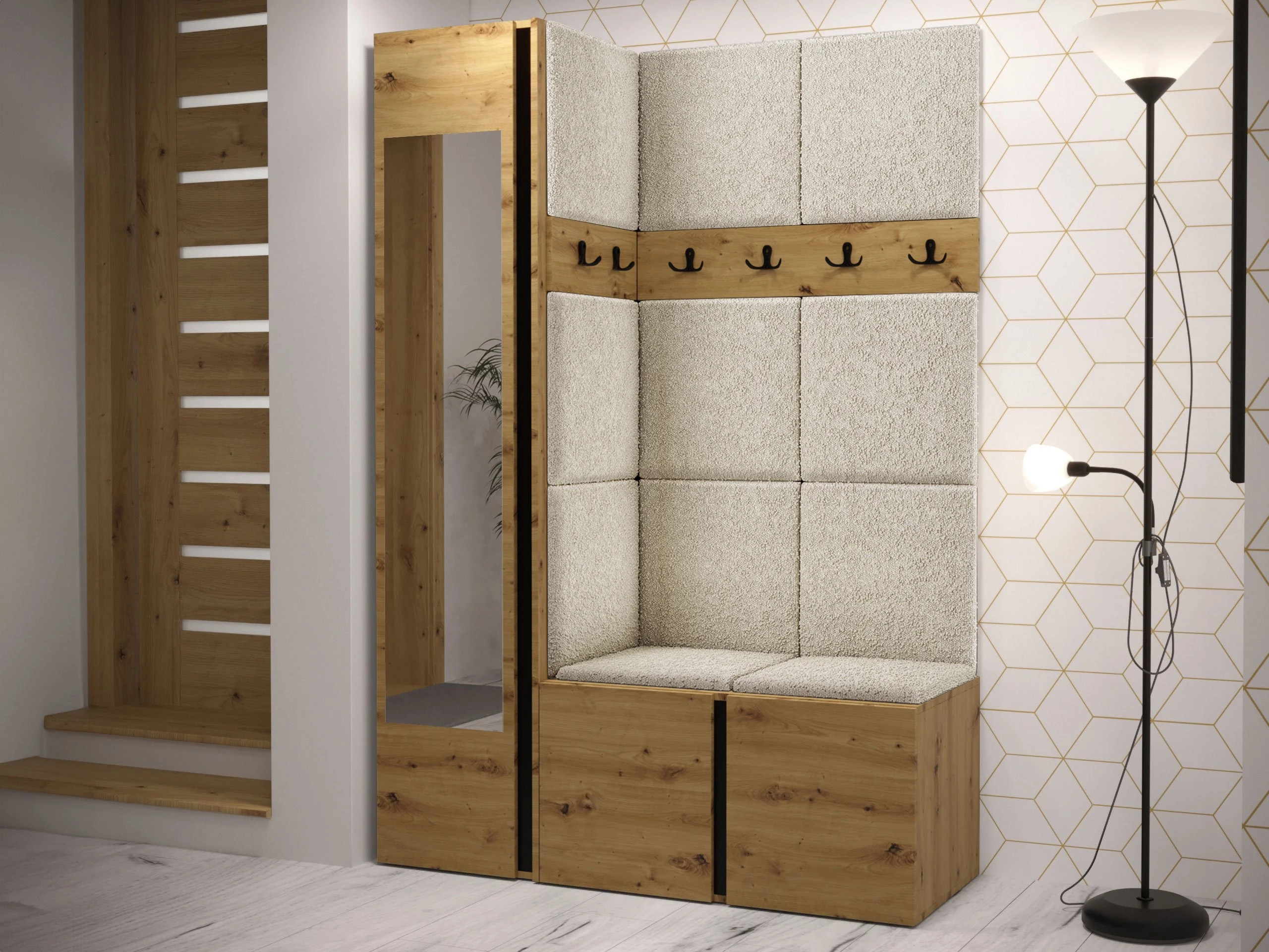 Hallway set Hartford 277 (Artisan oak)