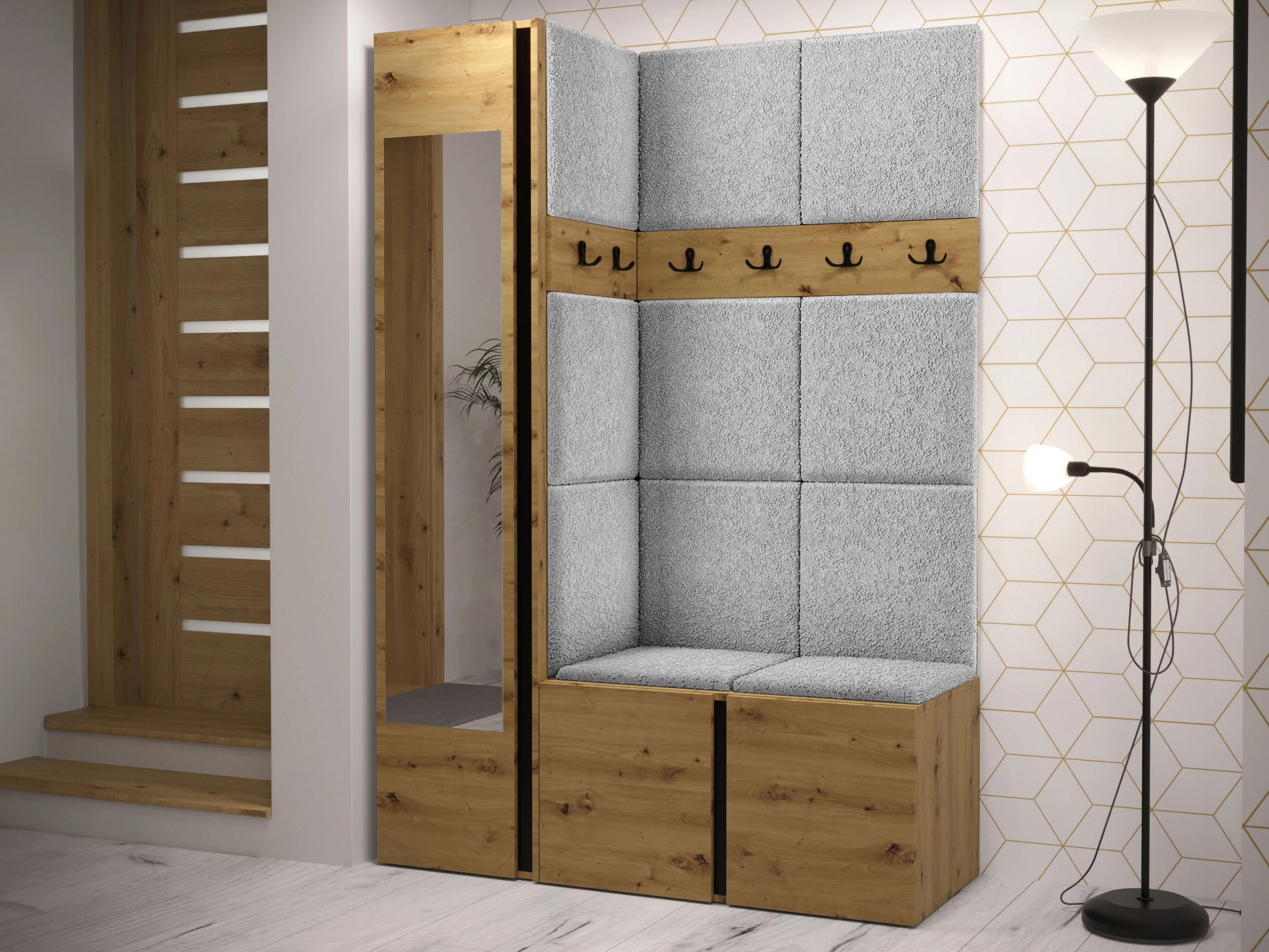 Hallway set Hartford 277 (Artisan oak)