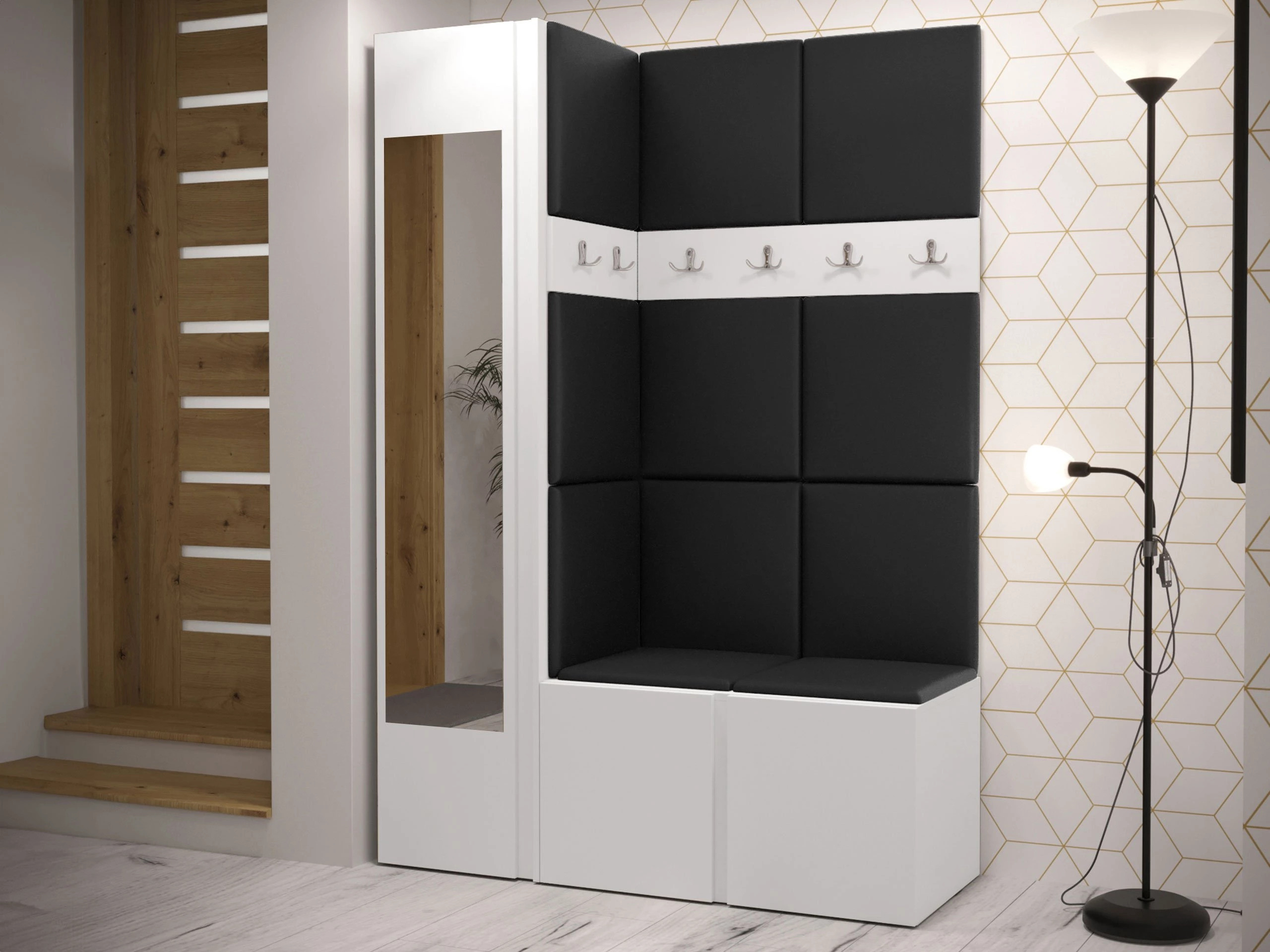 Hallway set Hartford 277 (Eco-leather Soft 011)