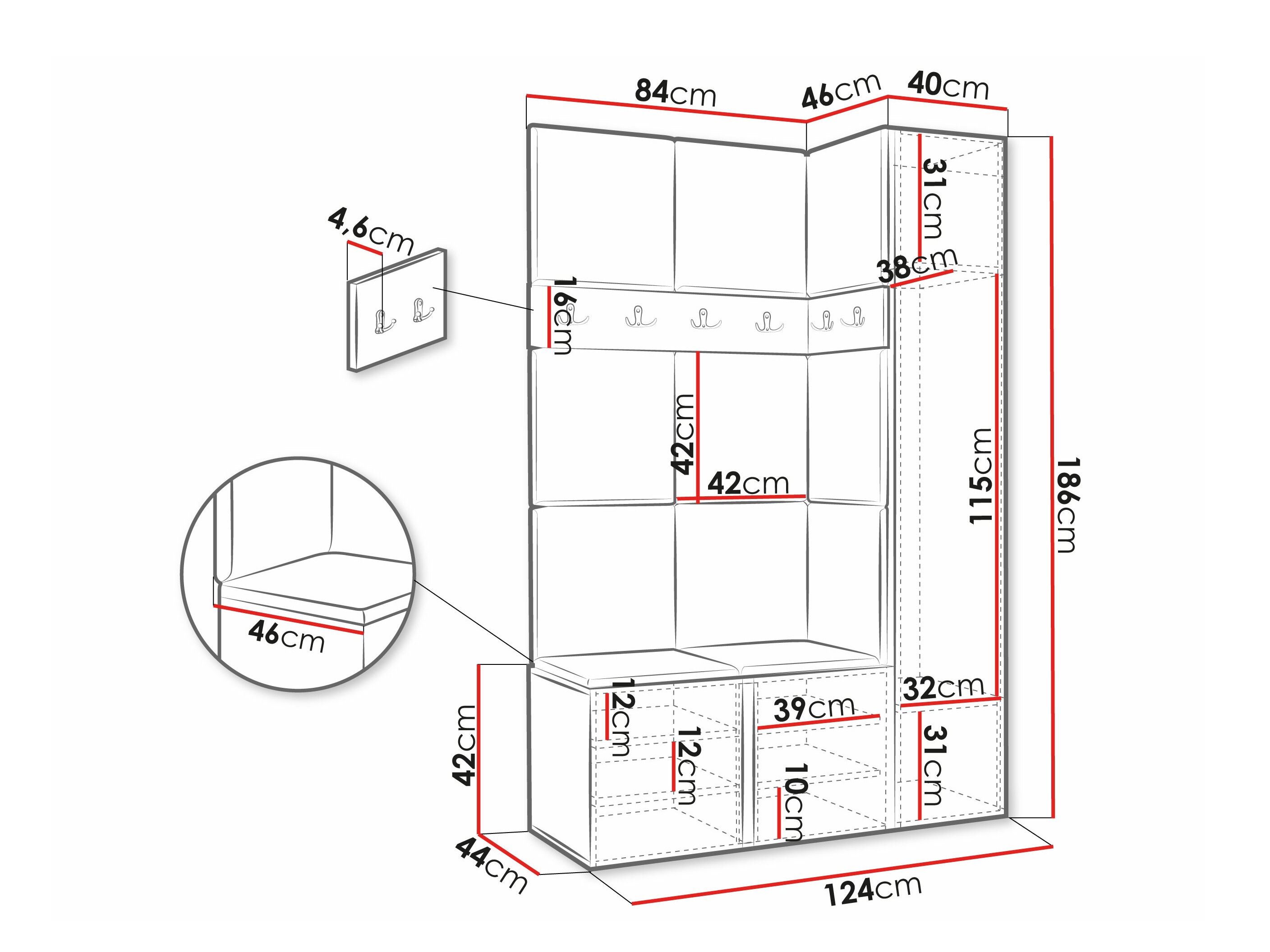 Hallway set Hartford 277 (Manila 02)