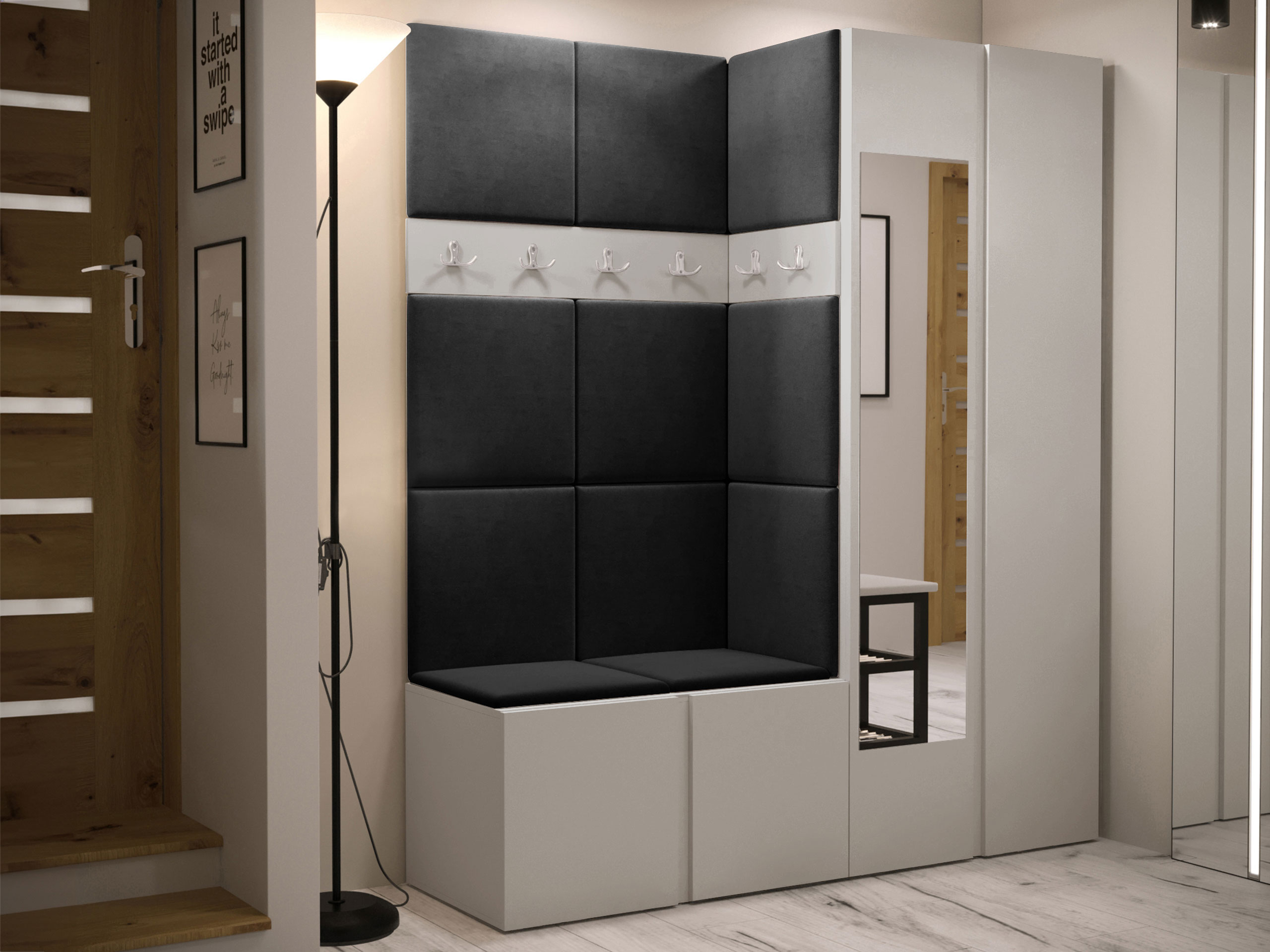 Hallway set Pinis X (Cashmere)