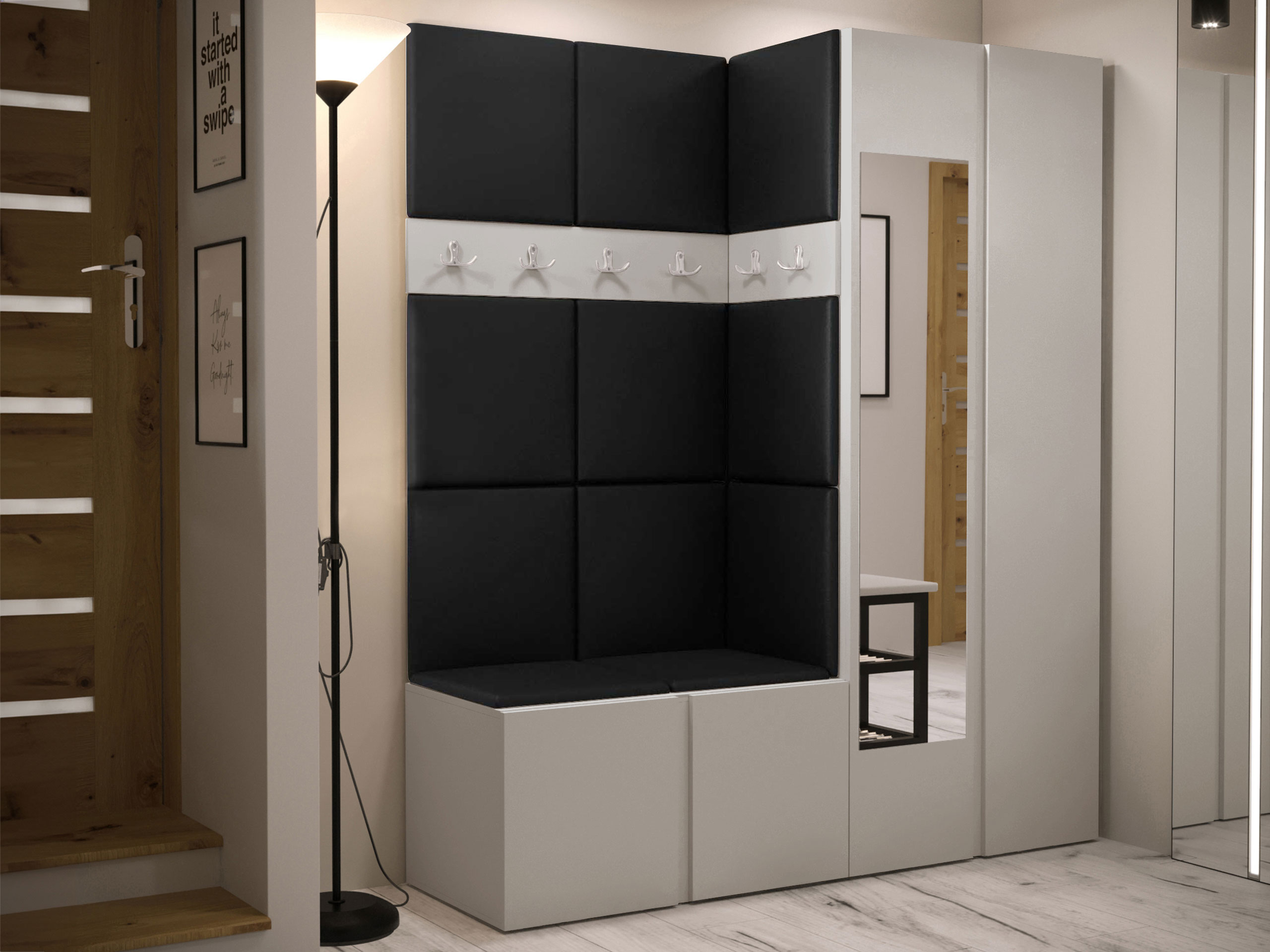 Hallway set Pinis X (Cashmere)