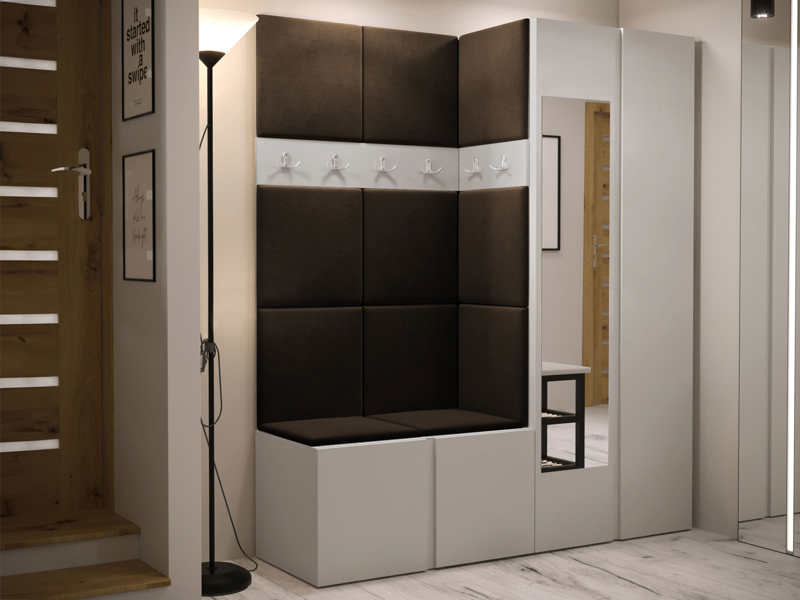 Hallway set Pinis X (Cashmere)