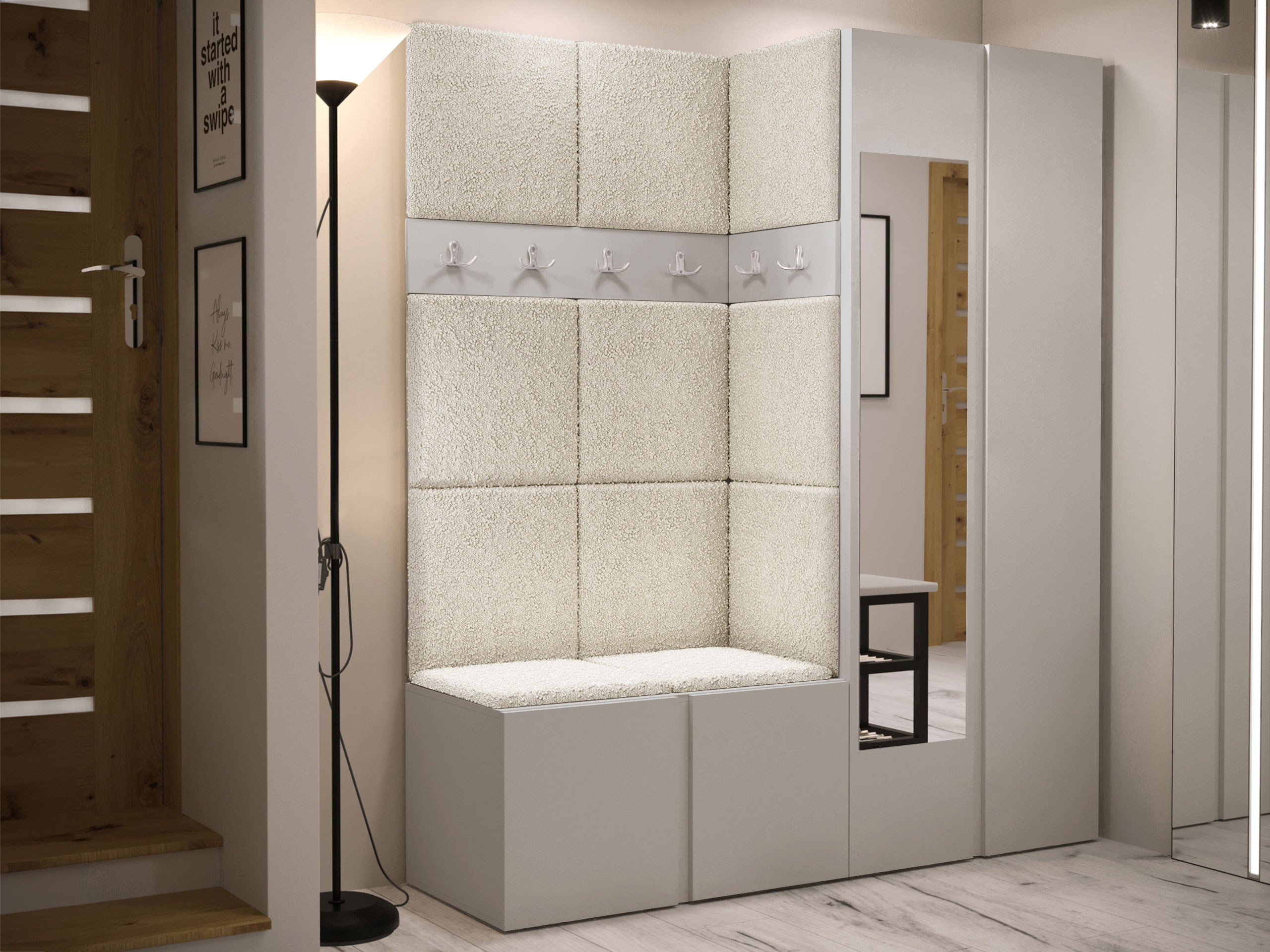 Hallway set Pinis X (Cashmere)