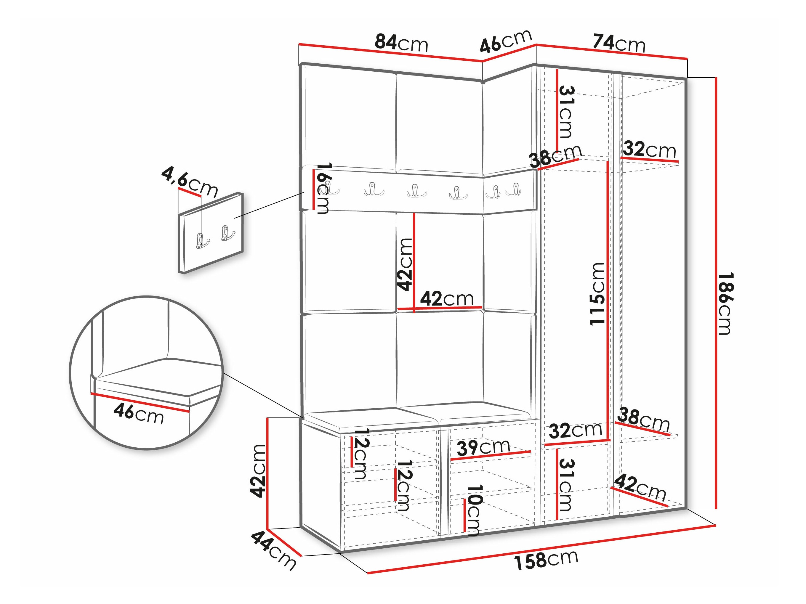 Hallway set Pinis X (Polo 897)