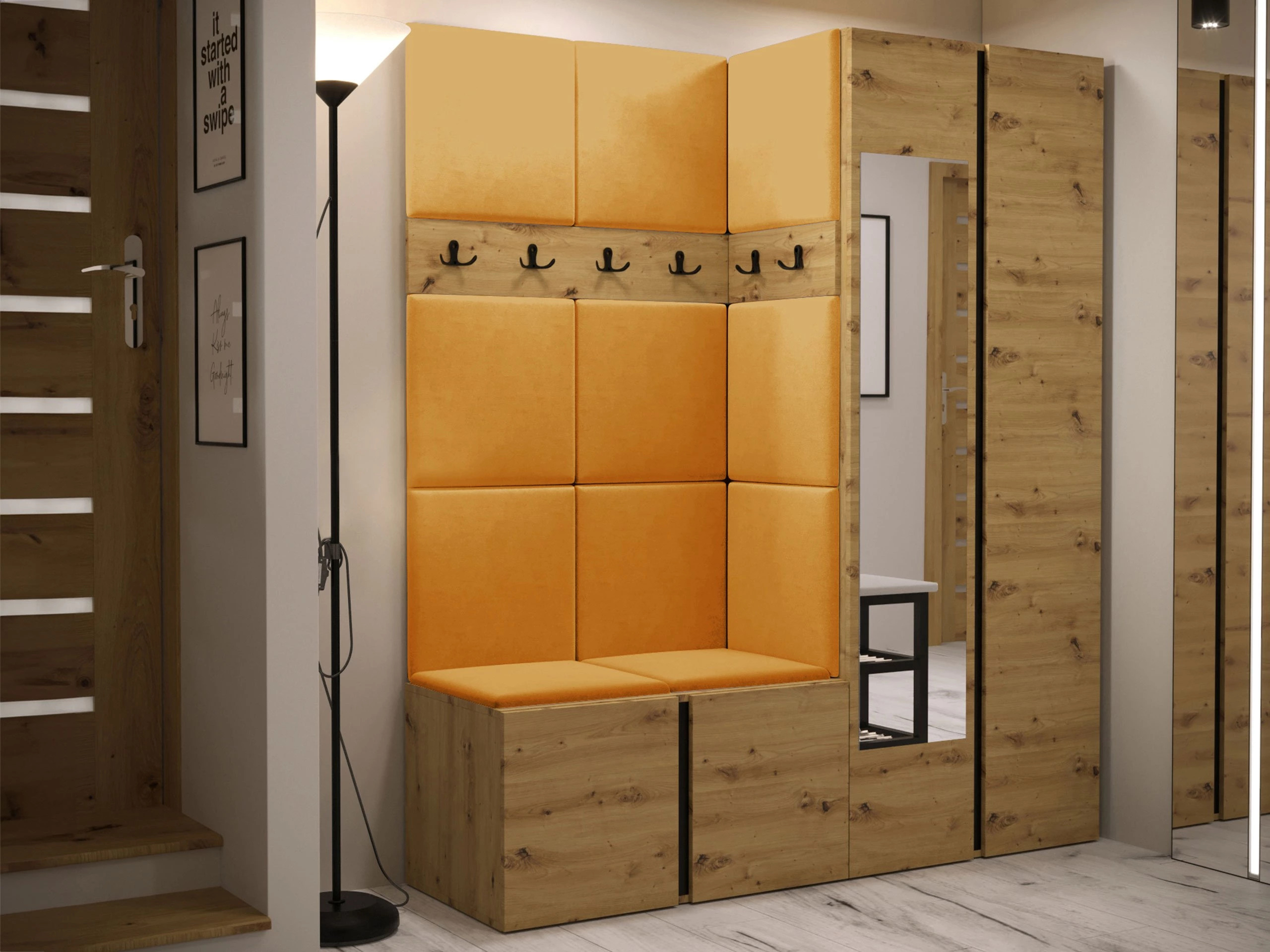 Hallway set Pinis X (Artisan oak)