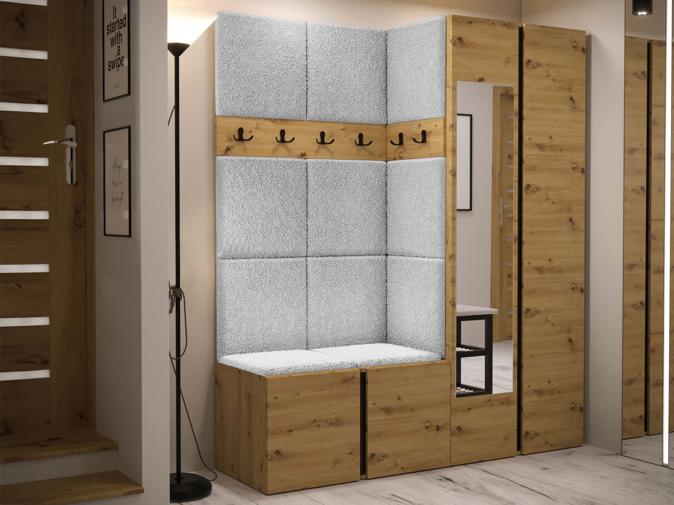 Hallway set Pinis X (Artisan oak)