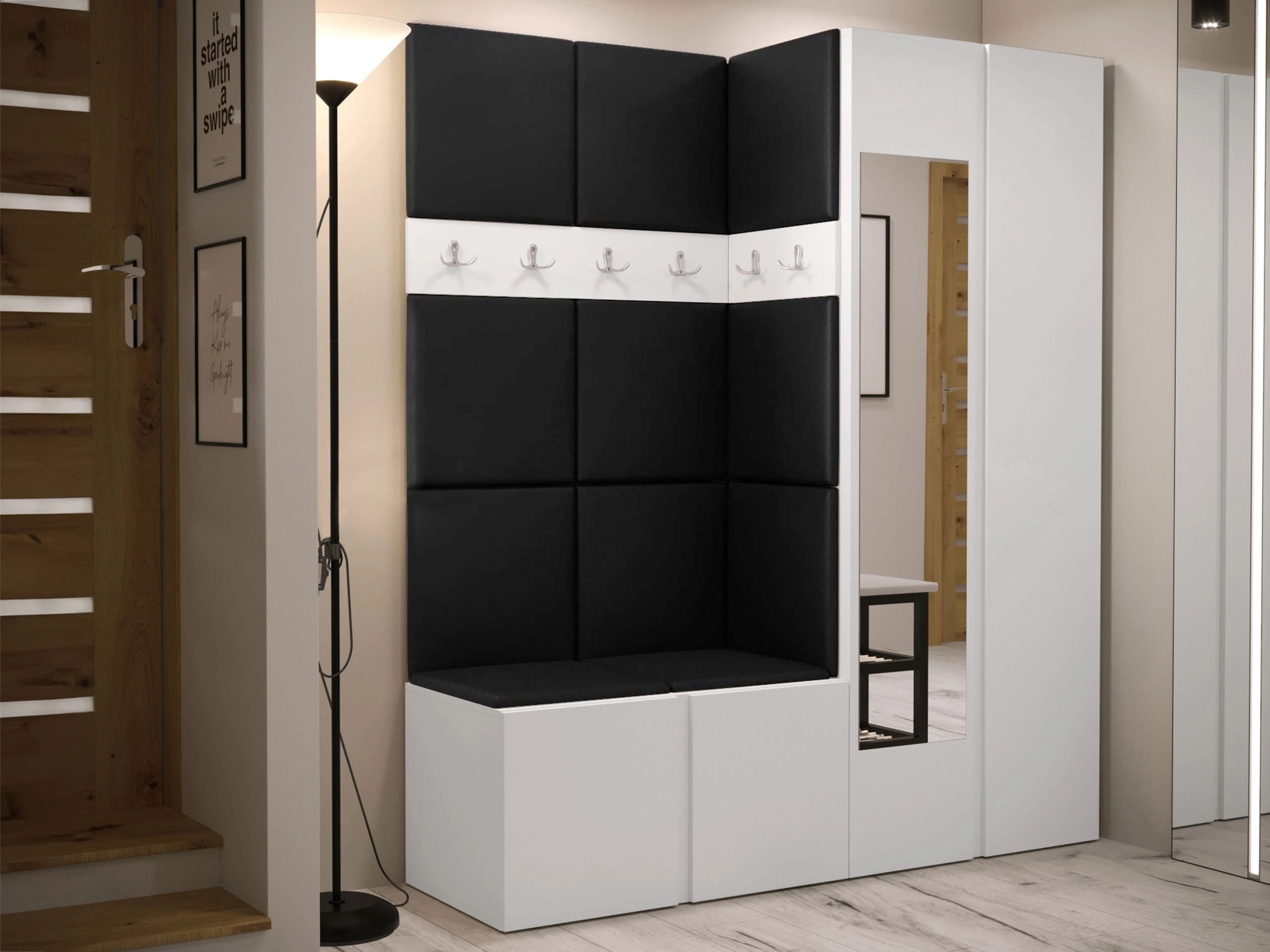 Hallway set Pinis X (Eco-leather Soft 011)