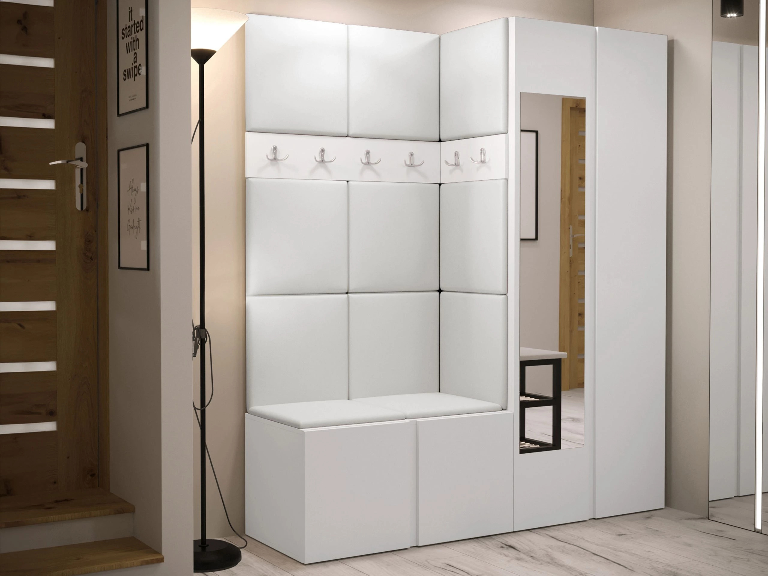 Hallway set Pinis X (Eco-leather Soft 017)