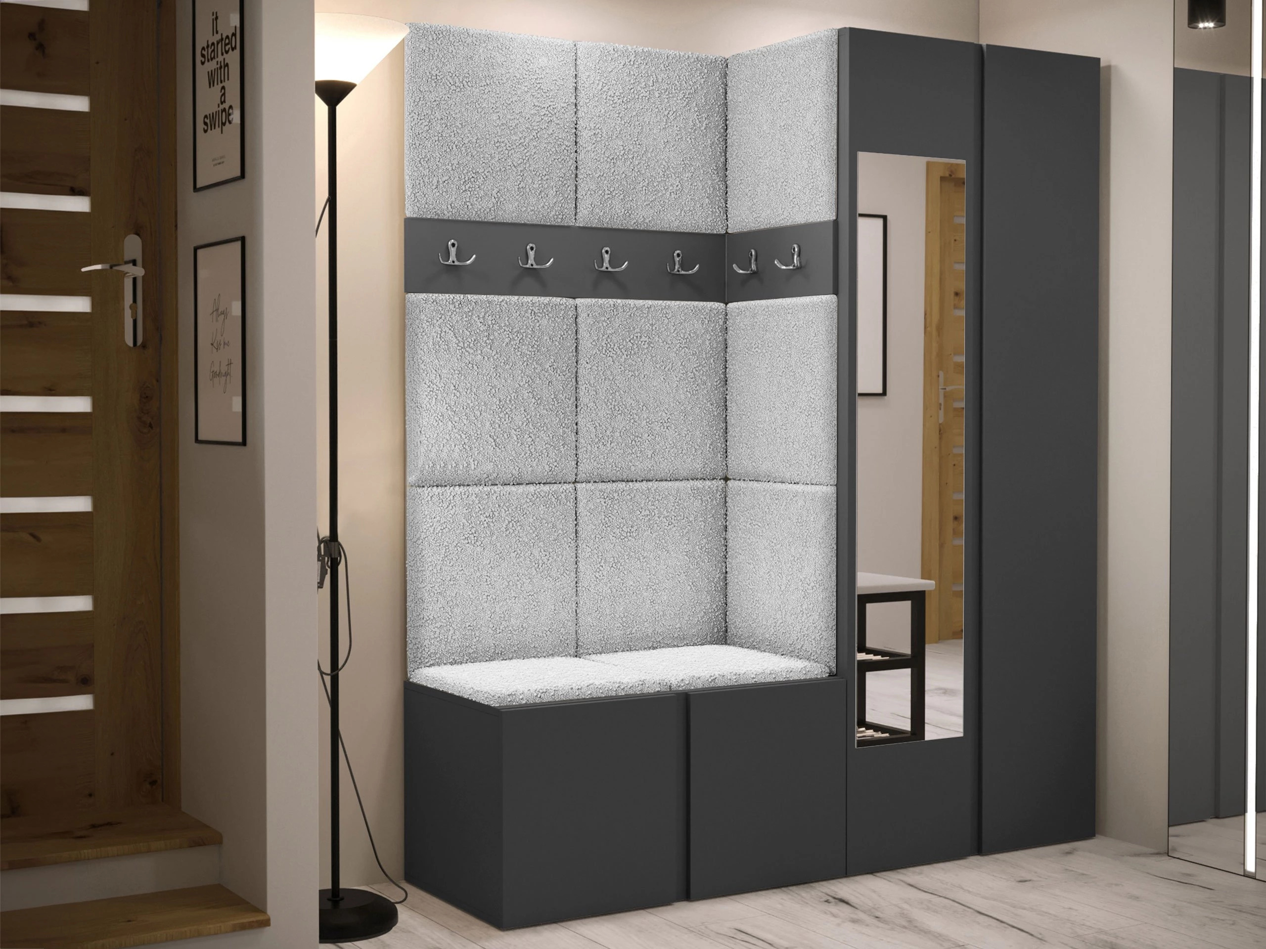 Hallway set Pinis X (Graphite)