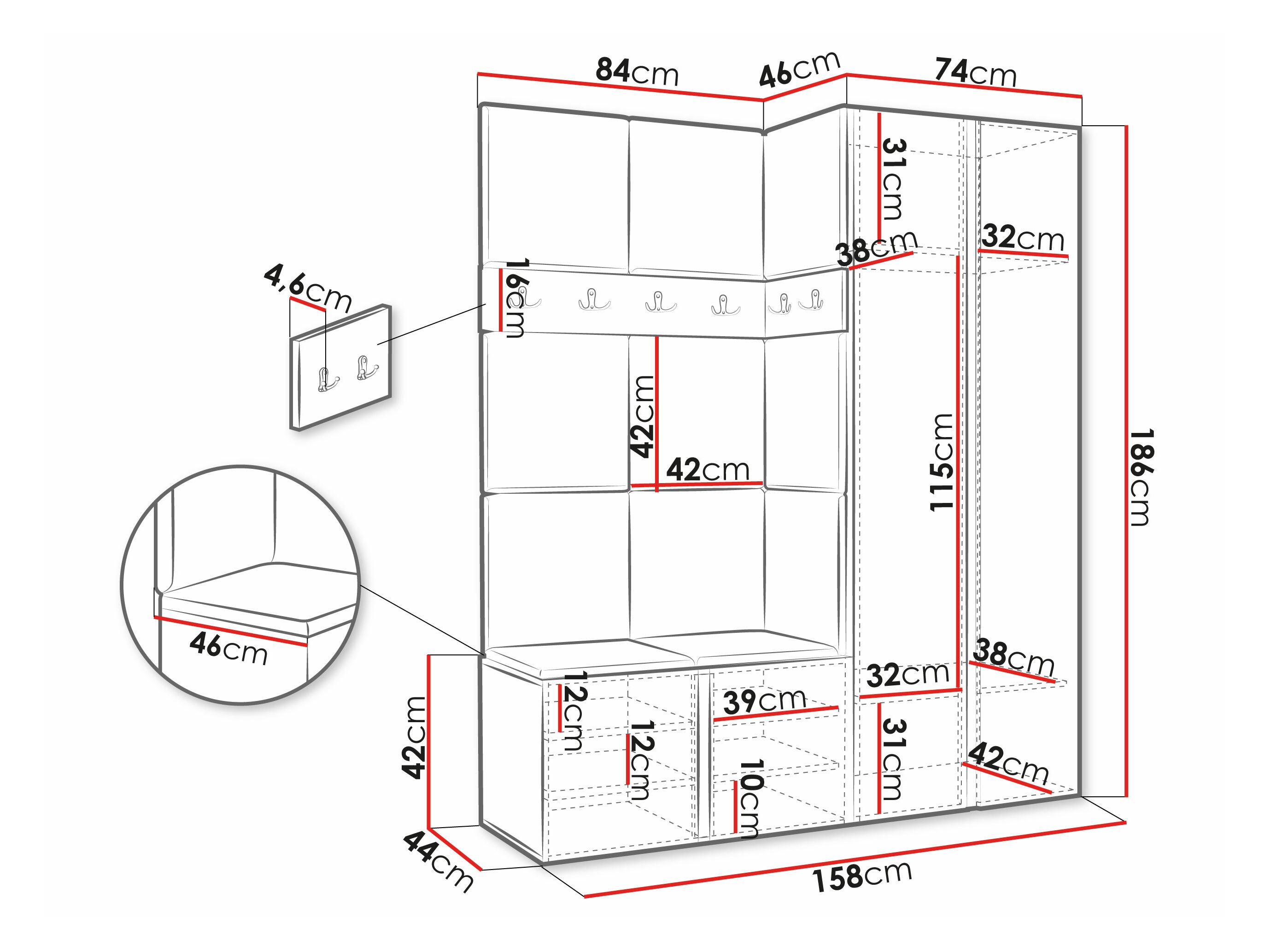 Hallway set Pinis X (Polo 897)