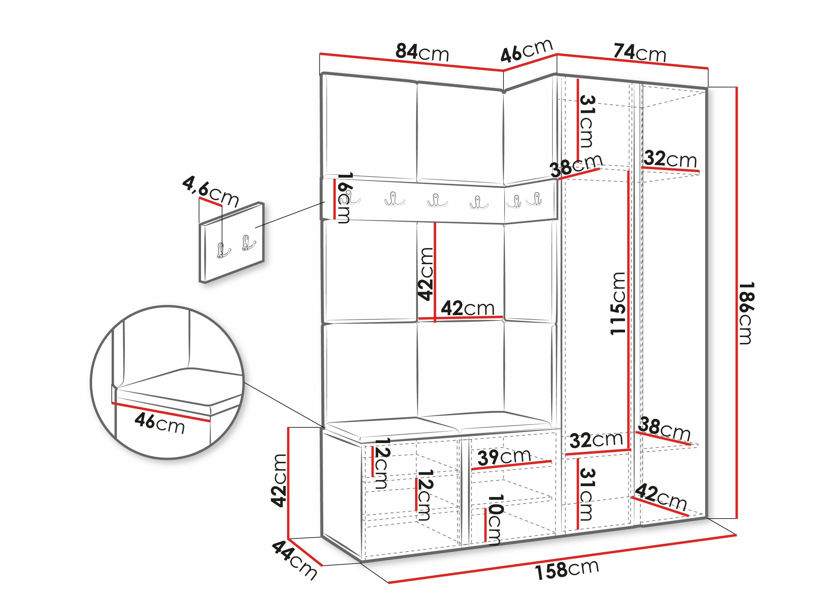 Hallway set Pinis X (Polo 897)