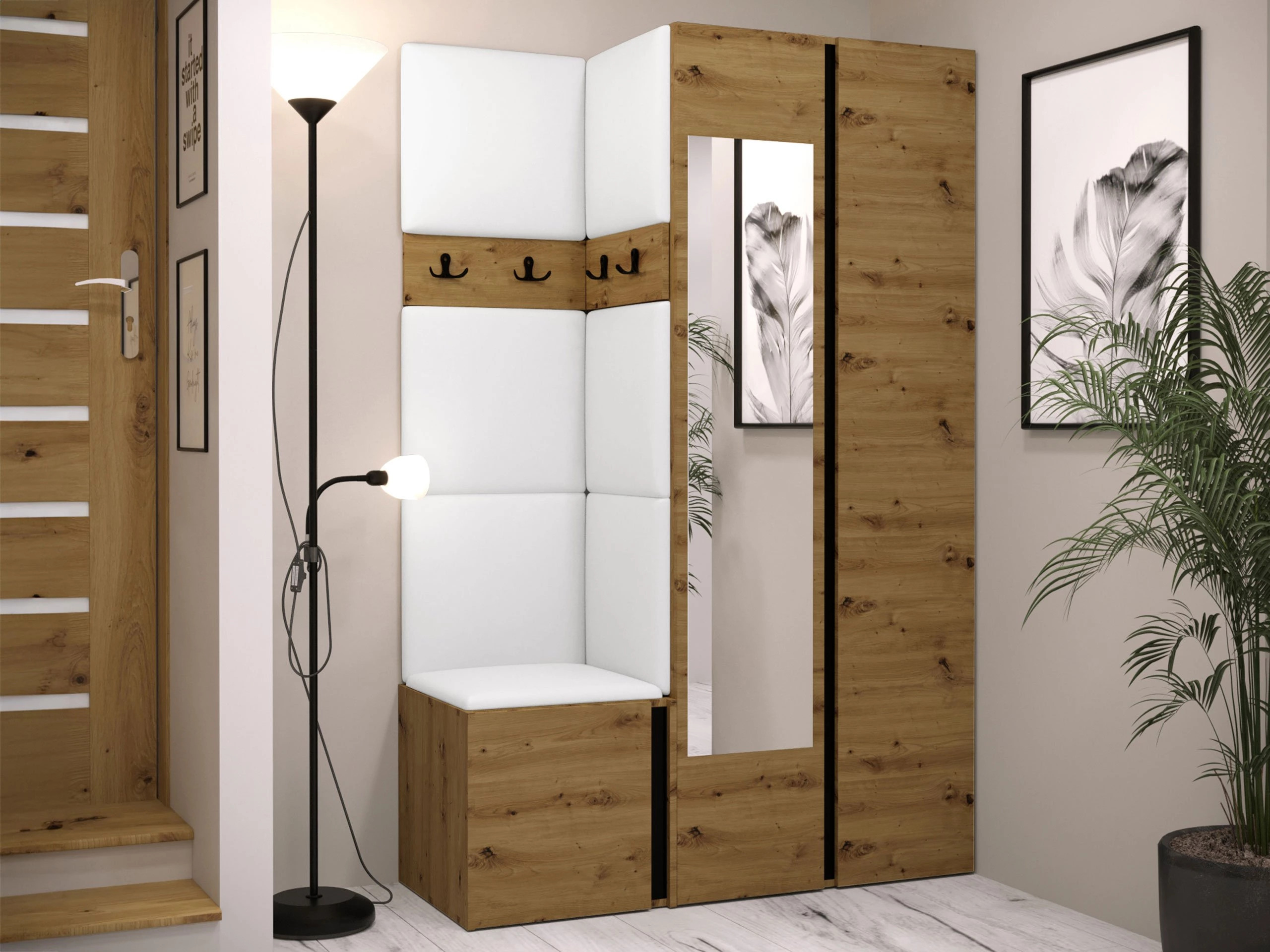 Hallway set Pinis XXVI (Eco-leather Soft 017)
