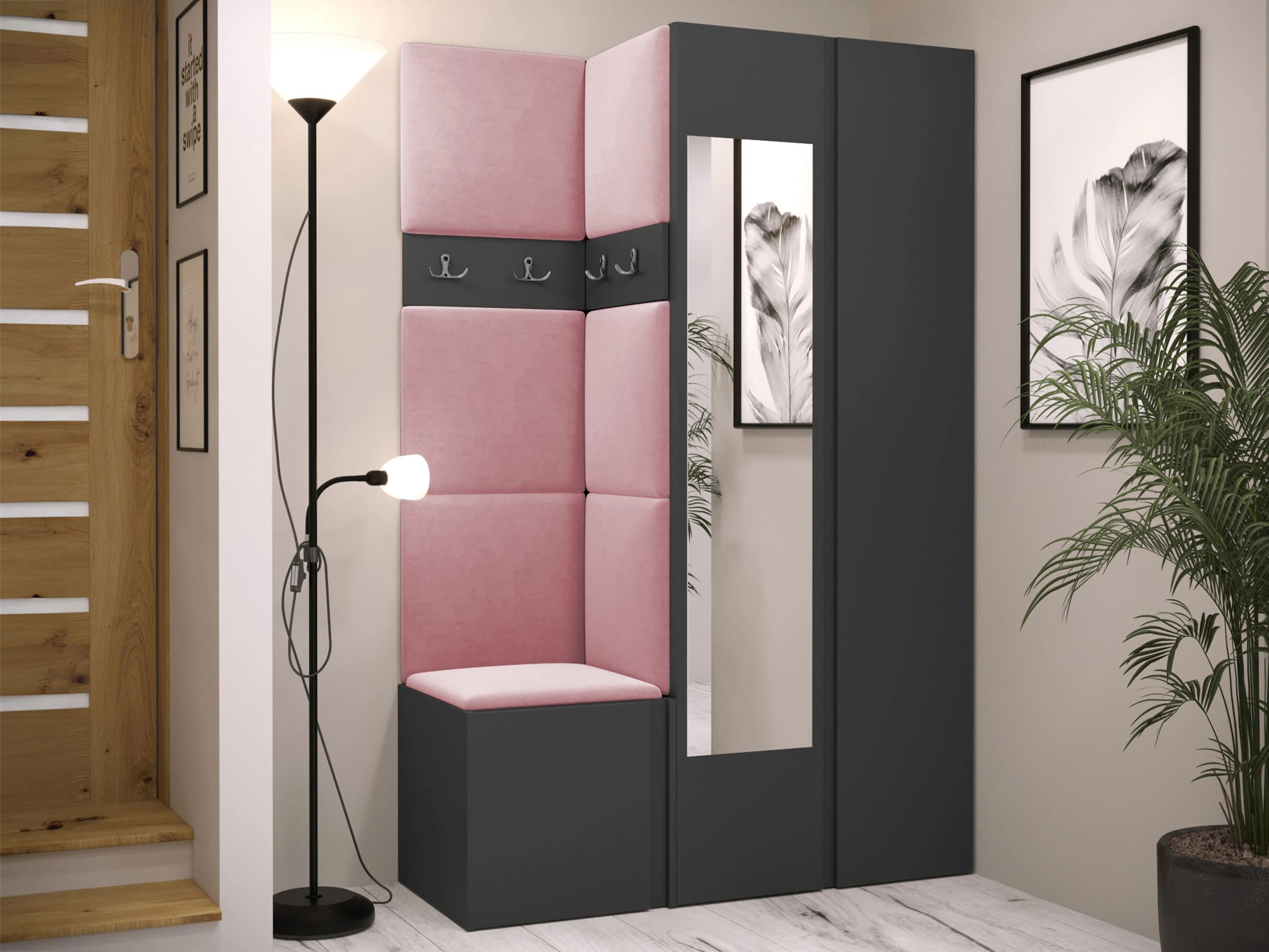 Hallway set Pinis XXVI (Graphite)