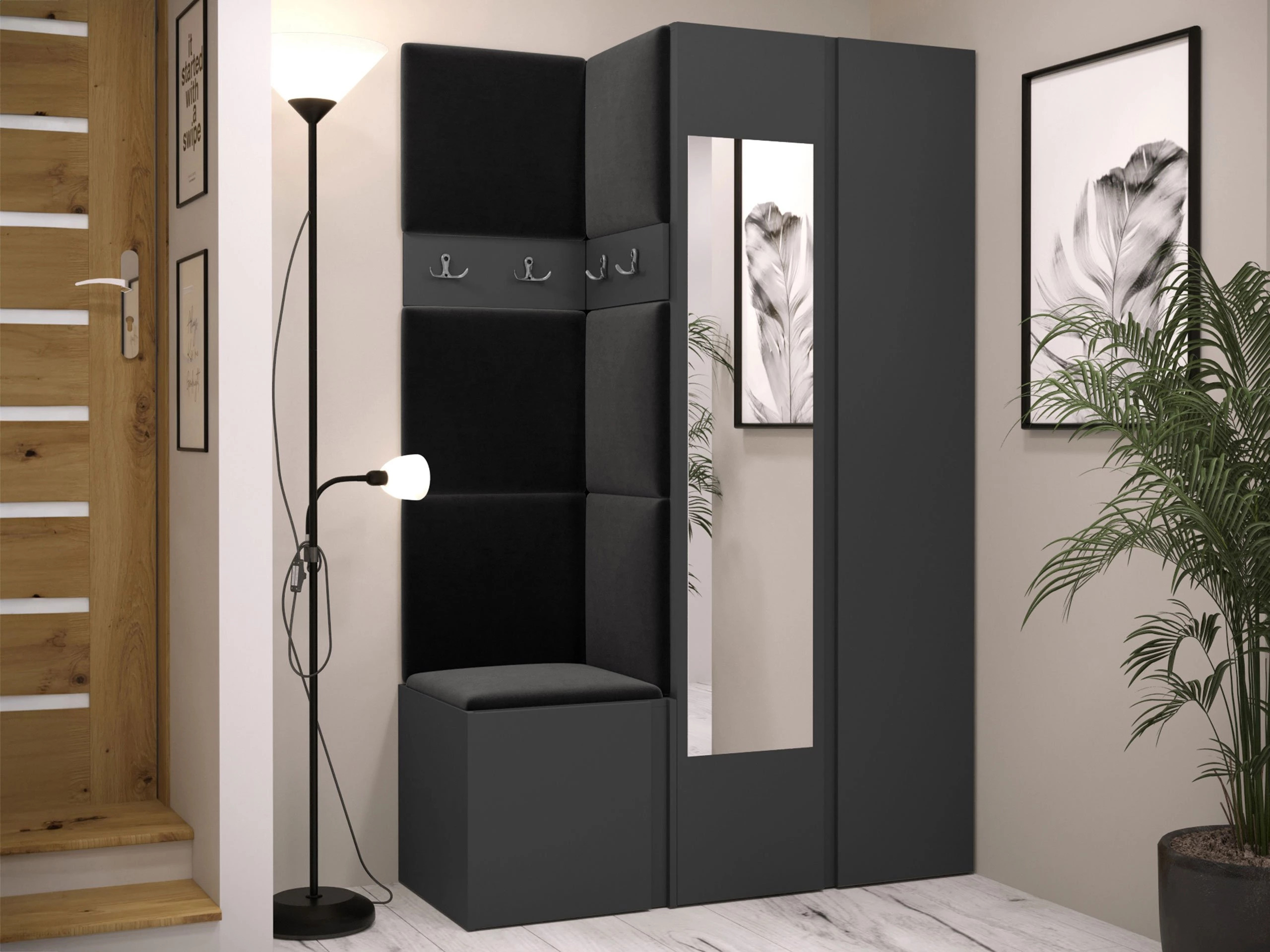Hallway set Pinis XXVI (Graphite)