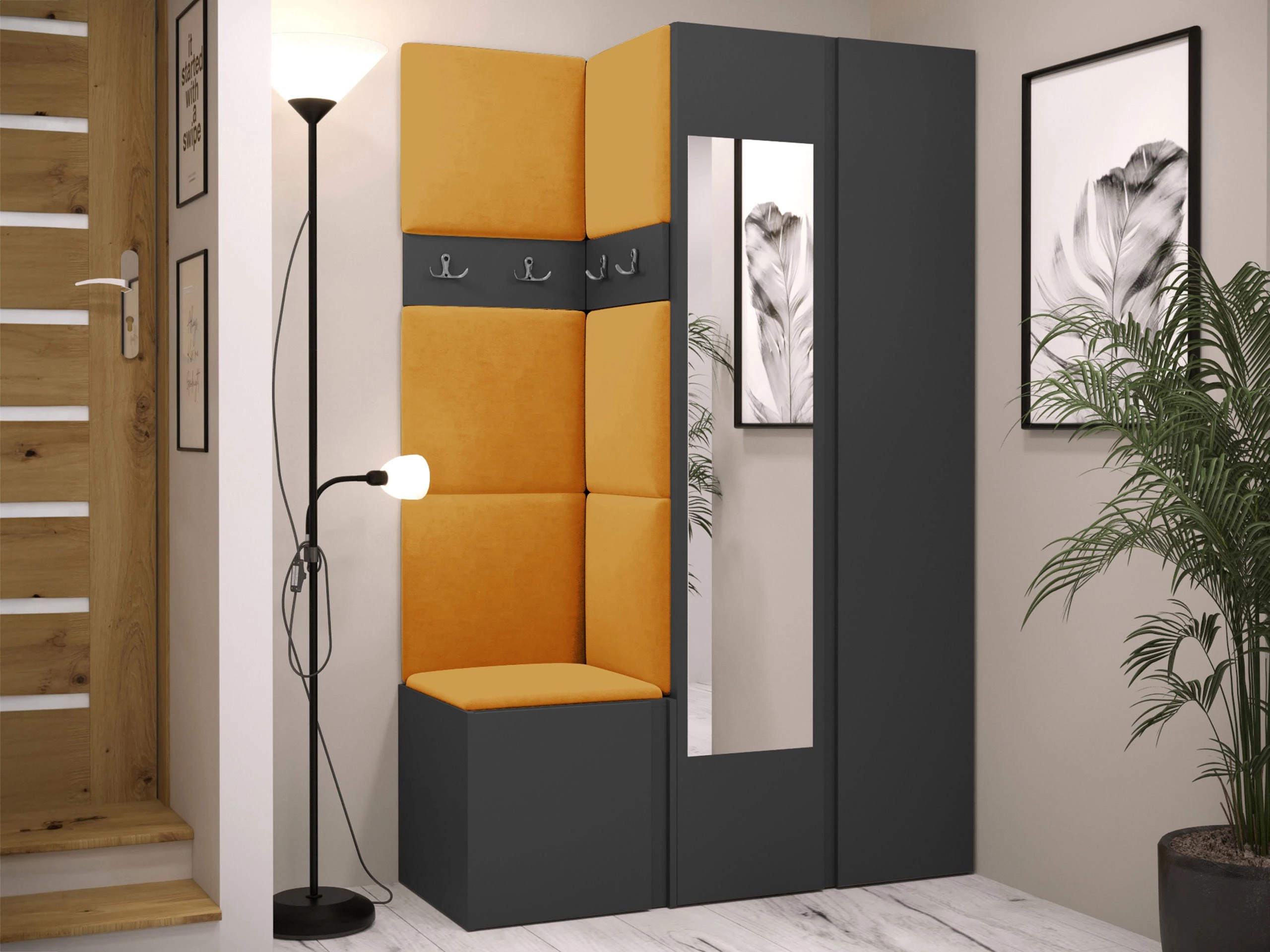 Hallway set Pinis XXVI (Graphite)