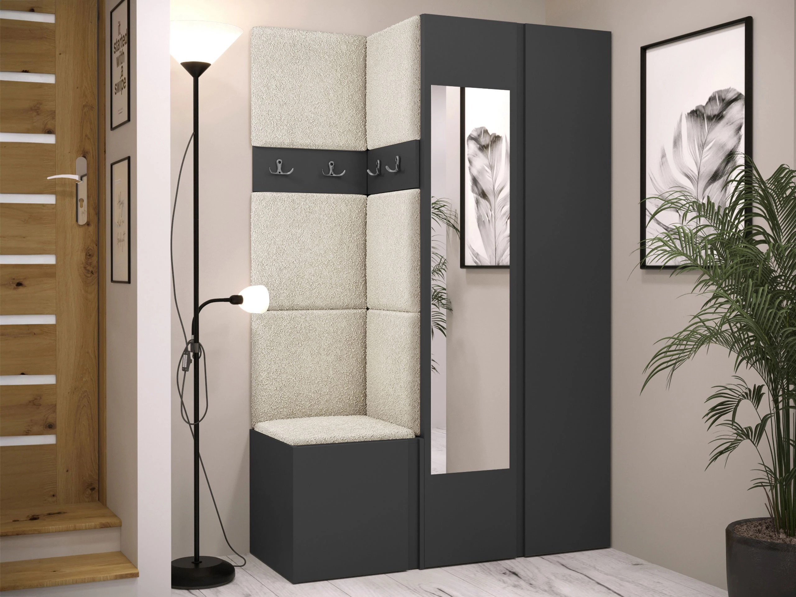 Hallway set Pinis XXVI (Graphite)