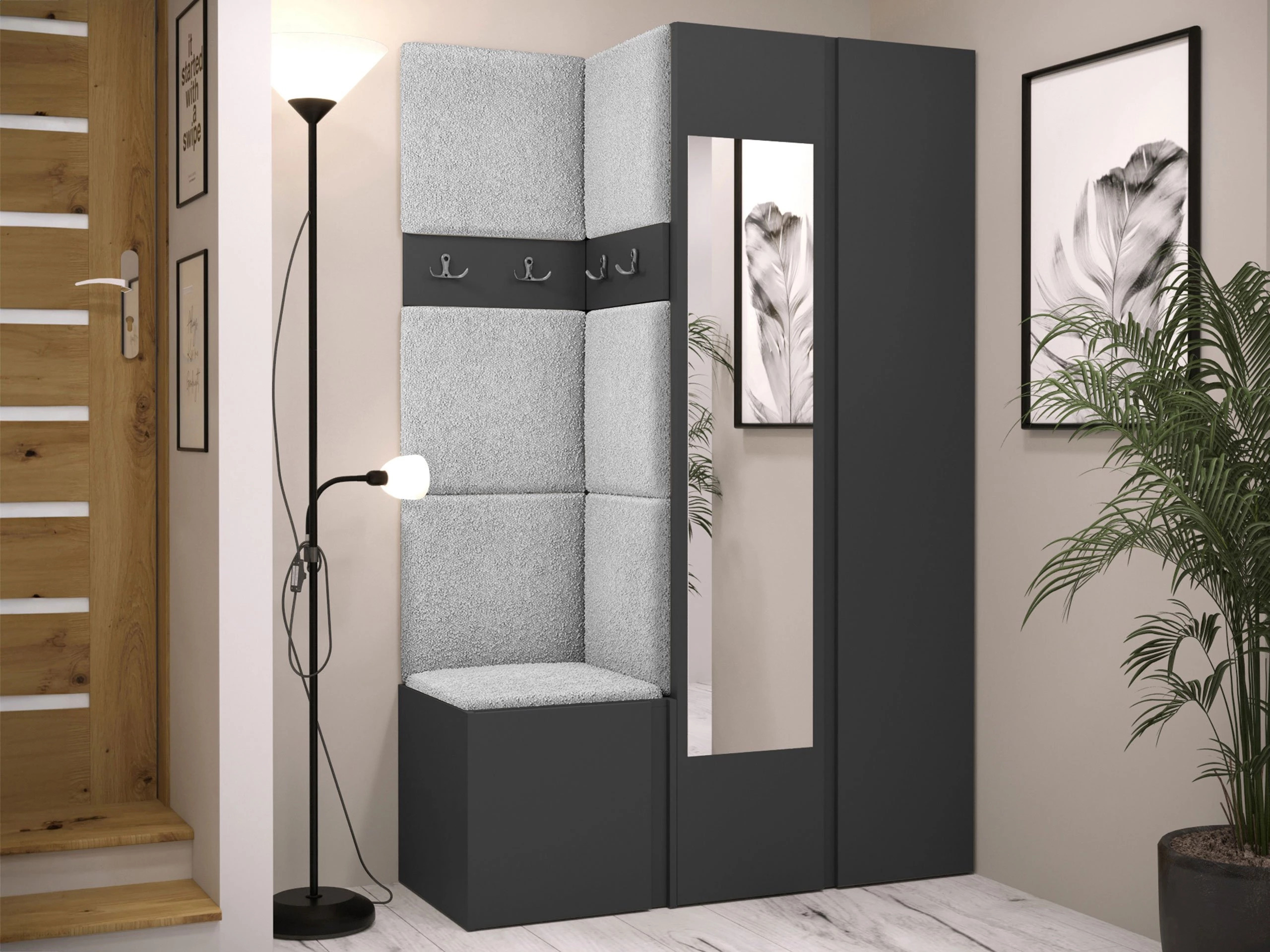 Hallway set Pinis XXVI (Graphite)
