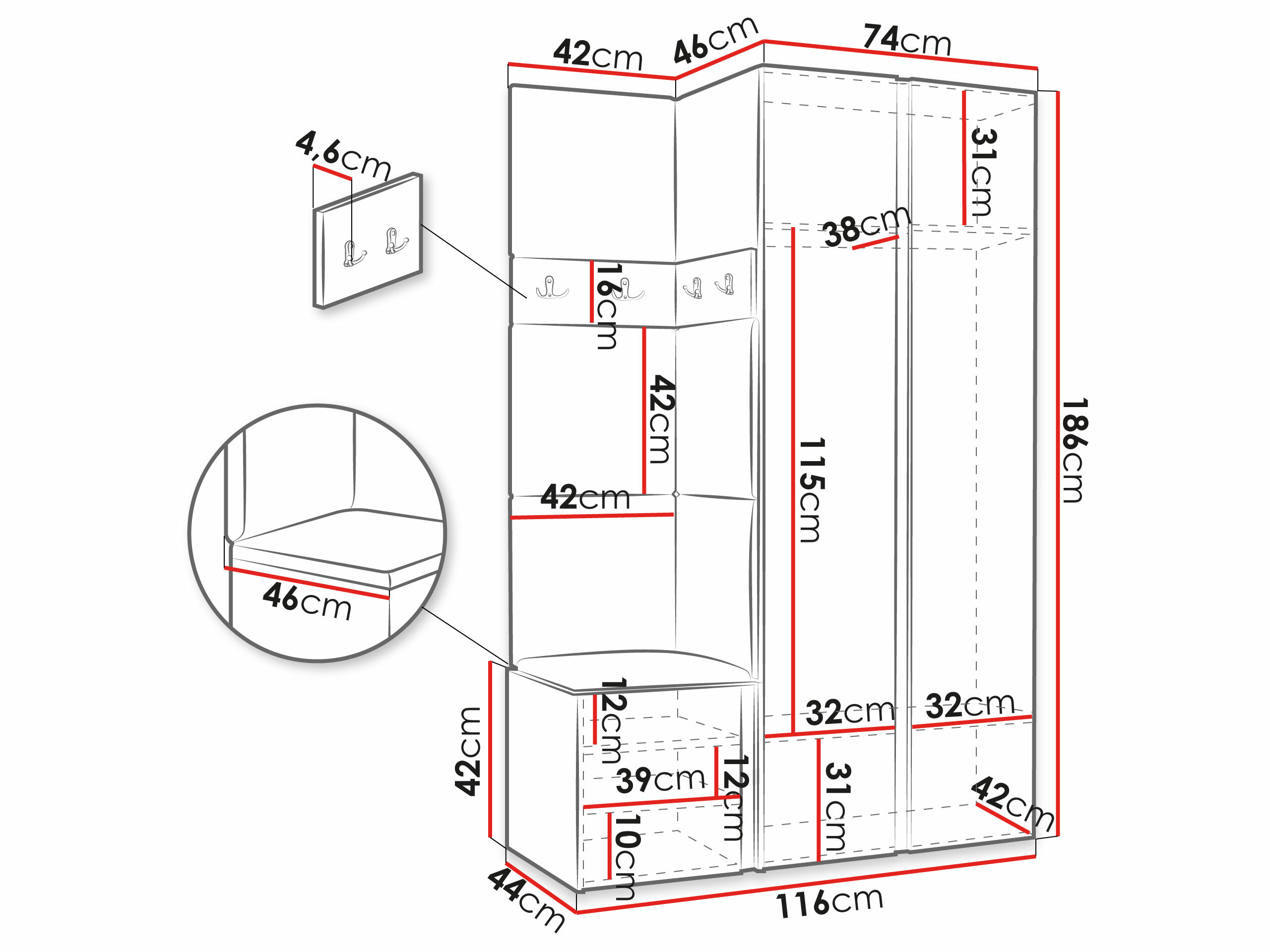 Hallway set Pinis XXVI (Polo 897)