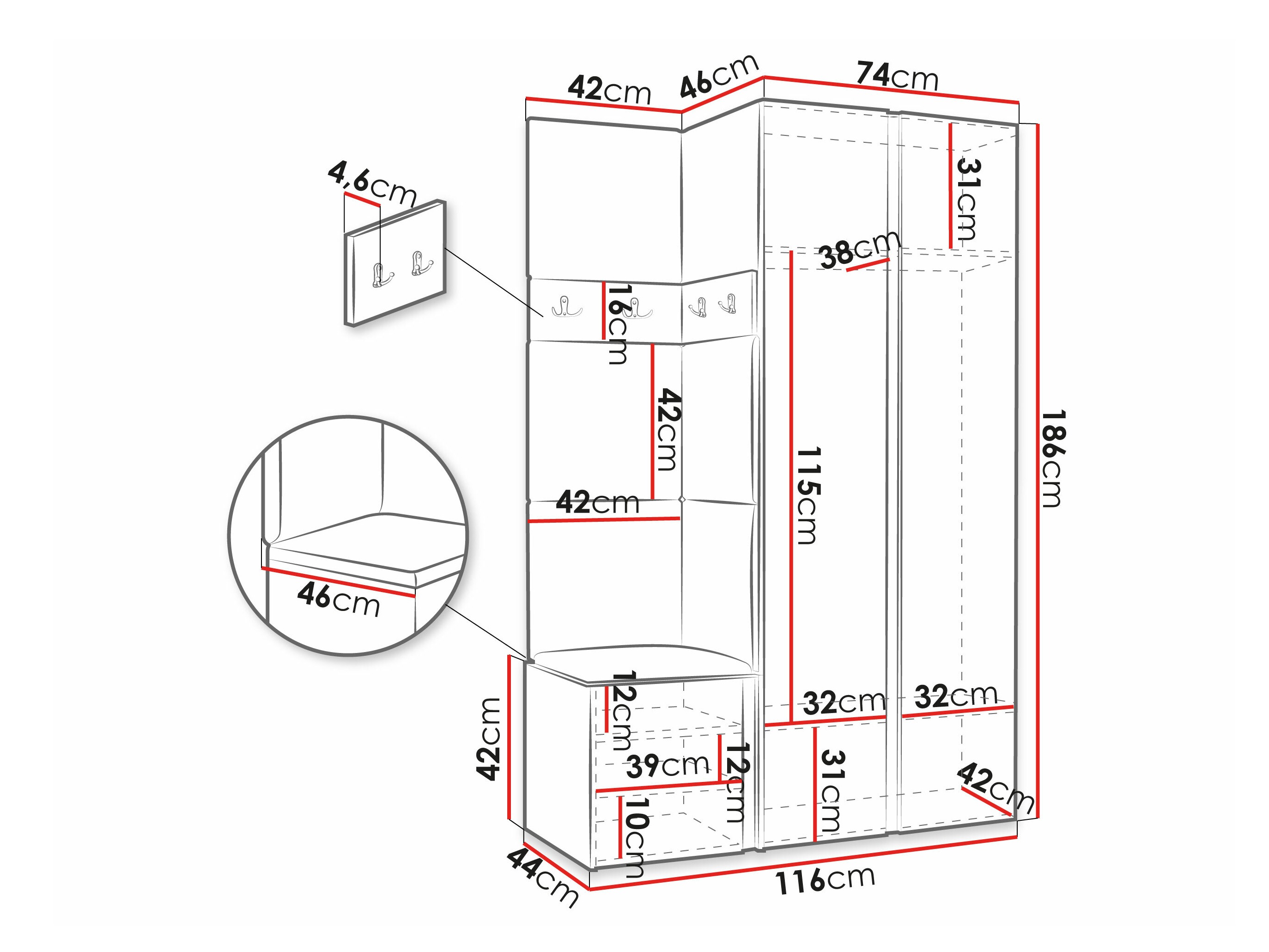 Hallway set Pinis XXVI (Polo 897)