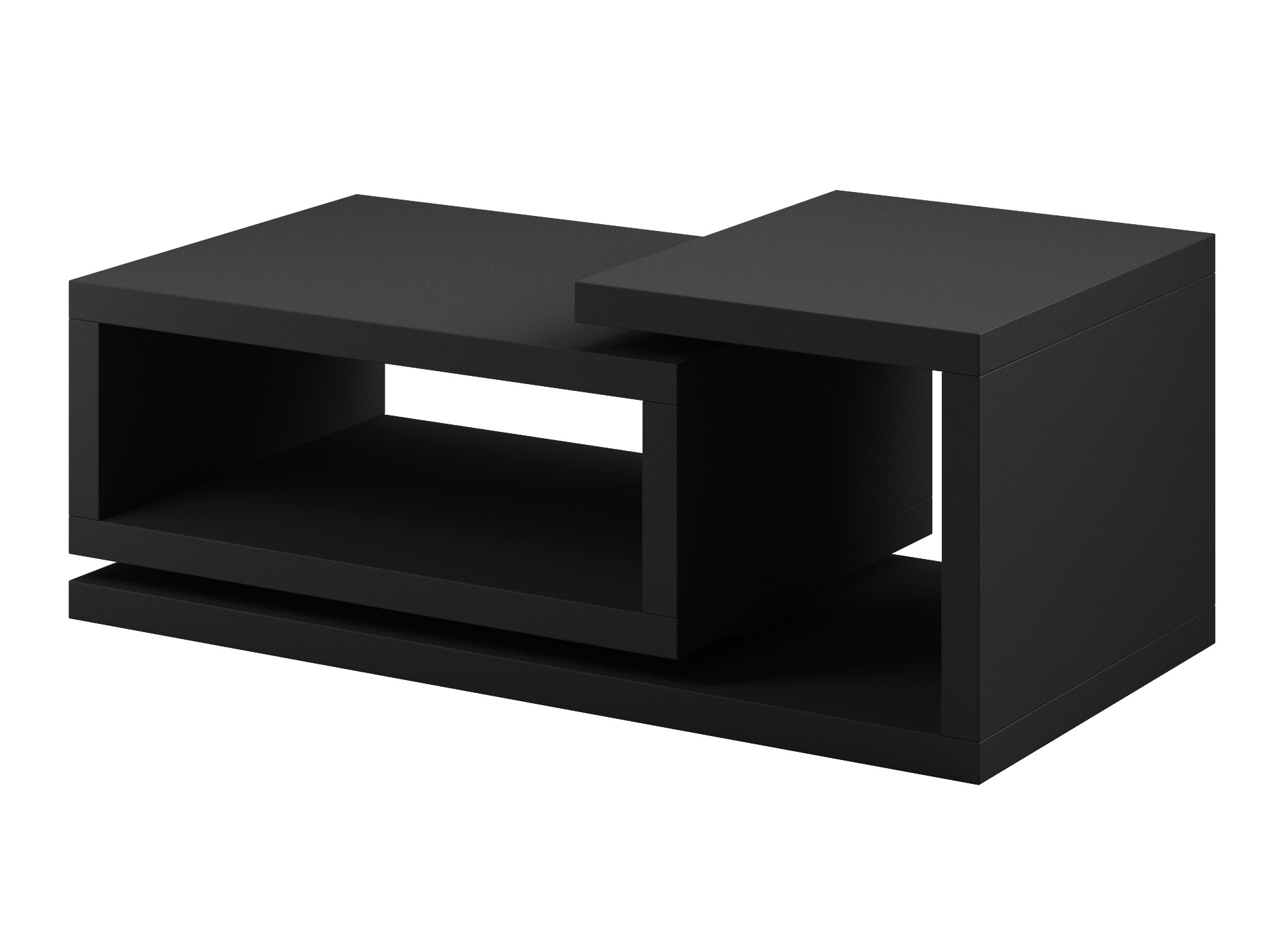 Coffee table Lutiva 104 (Matte black)