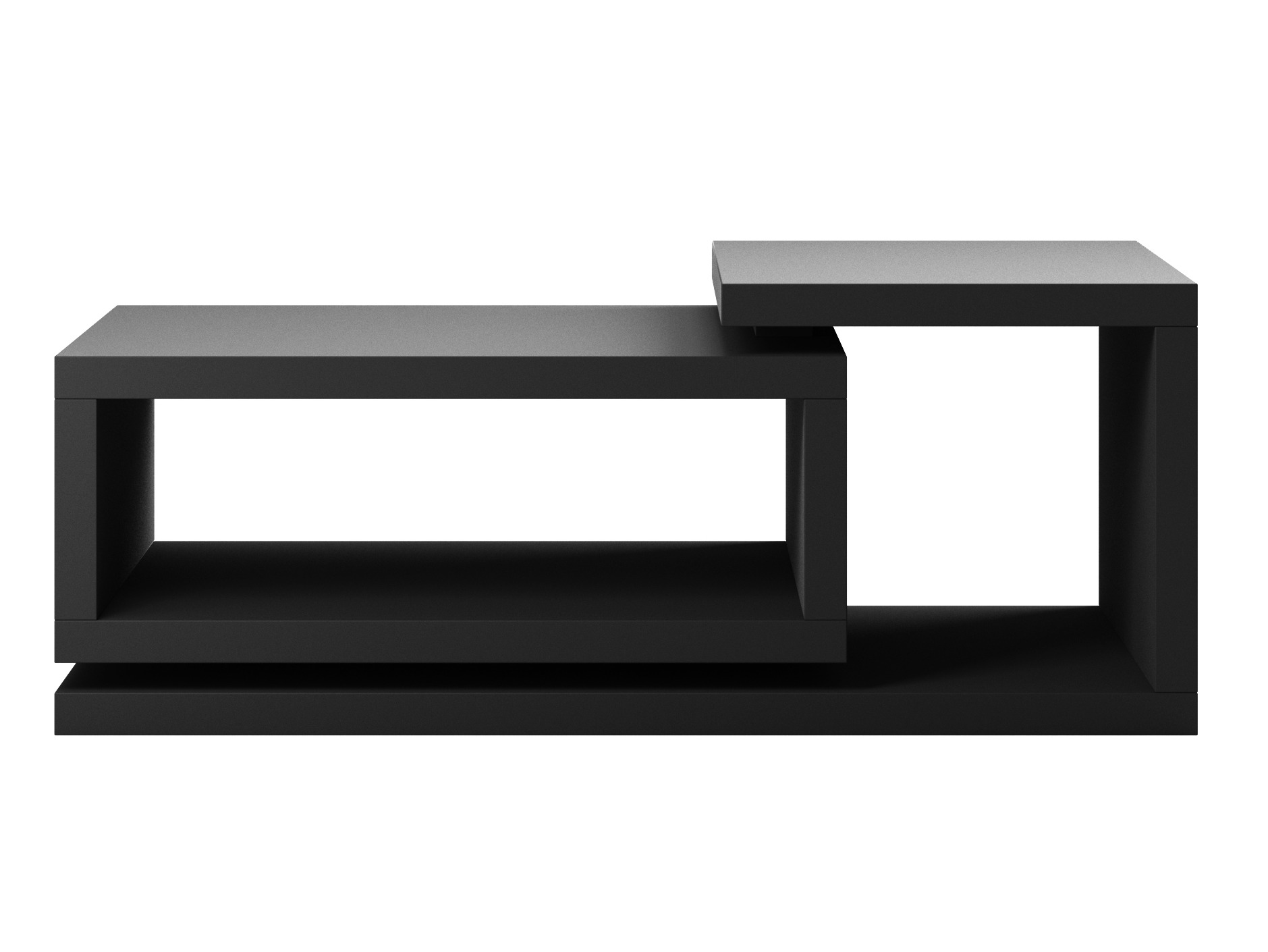 Coffee table Lutiva 104 (Matte black)
