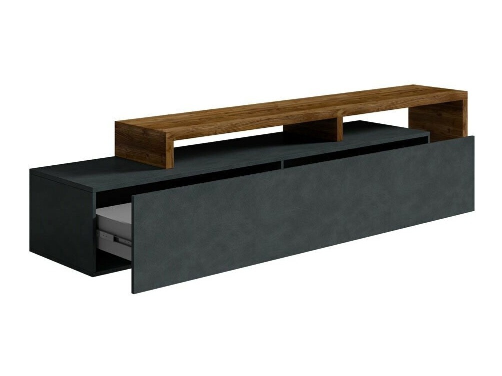 TV stand Lutiva 103 (Matera grey + Dark spruce)