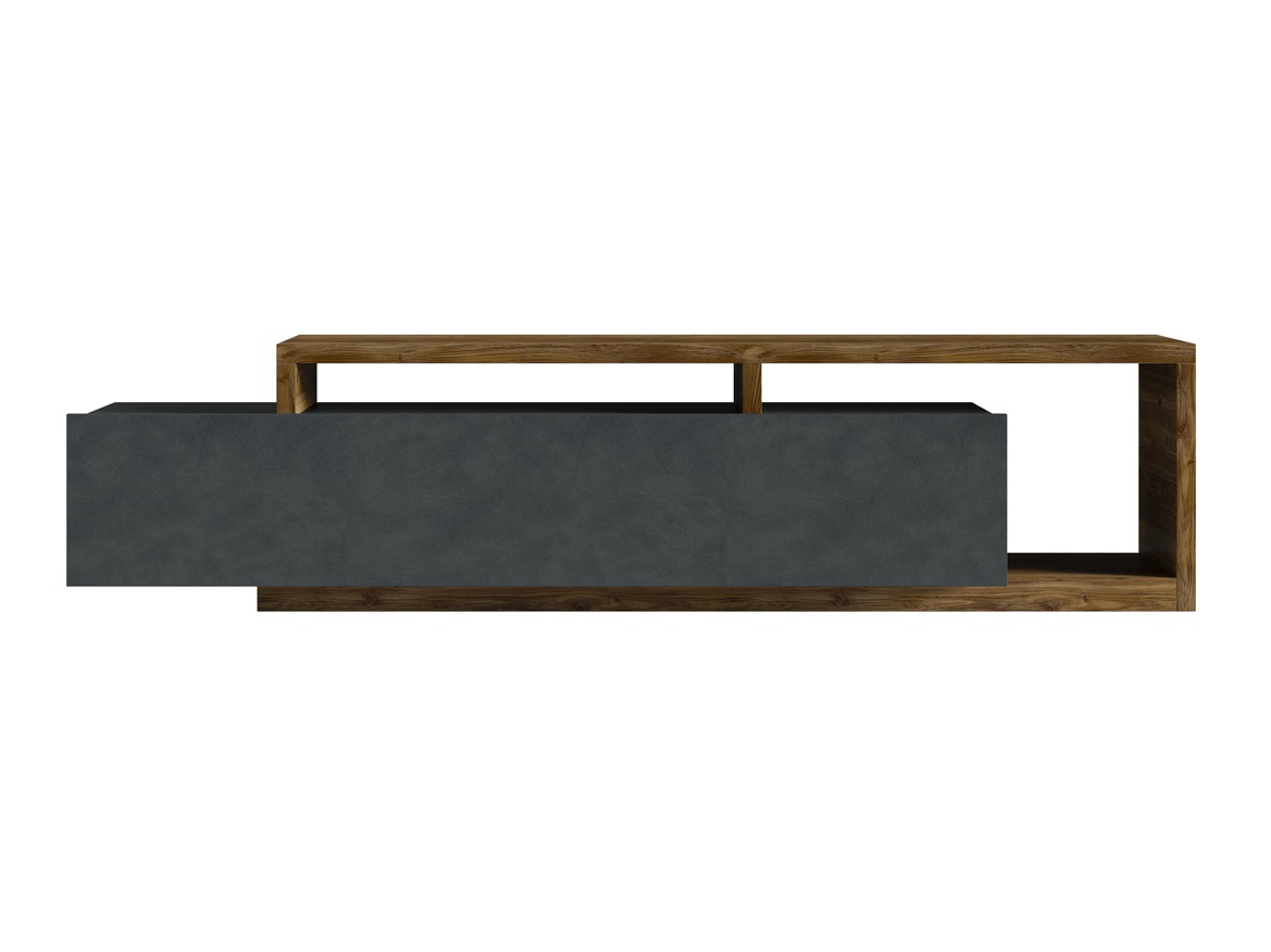 TV stand Lutiva 103 (Matera grey + Dark spruce)