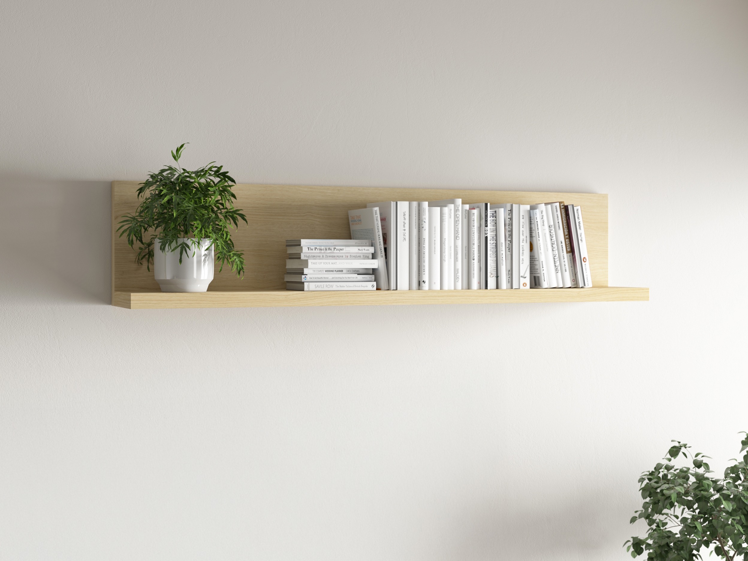 Wall shelf Lutiva 102 (Oak)