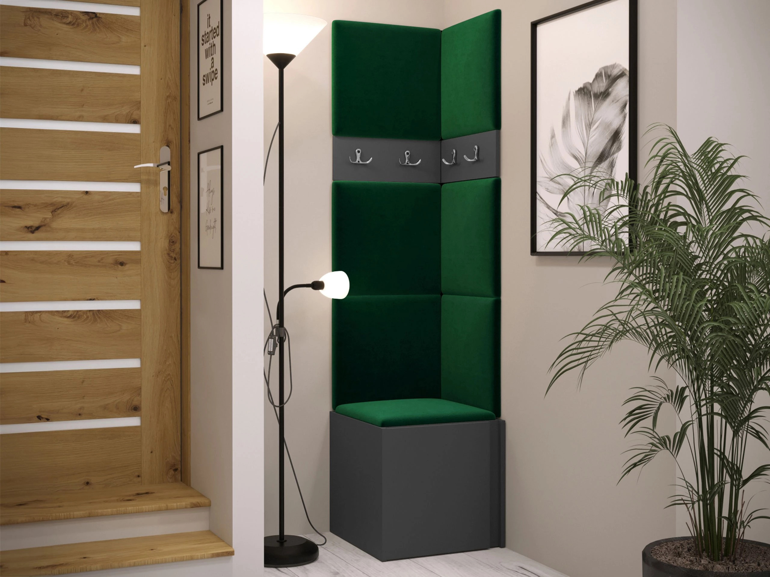 Hallway set Pinis XXI (Graphite)