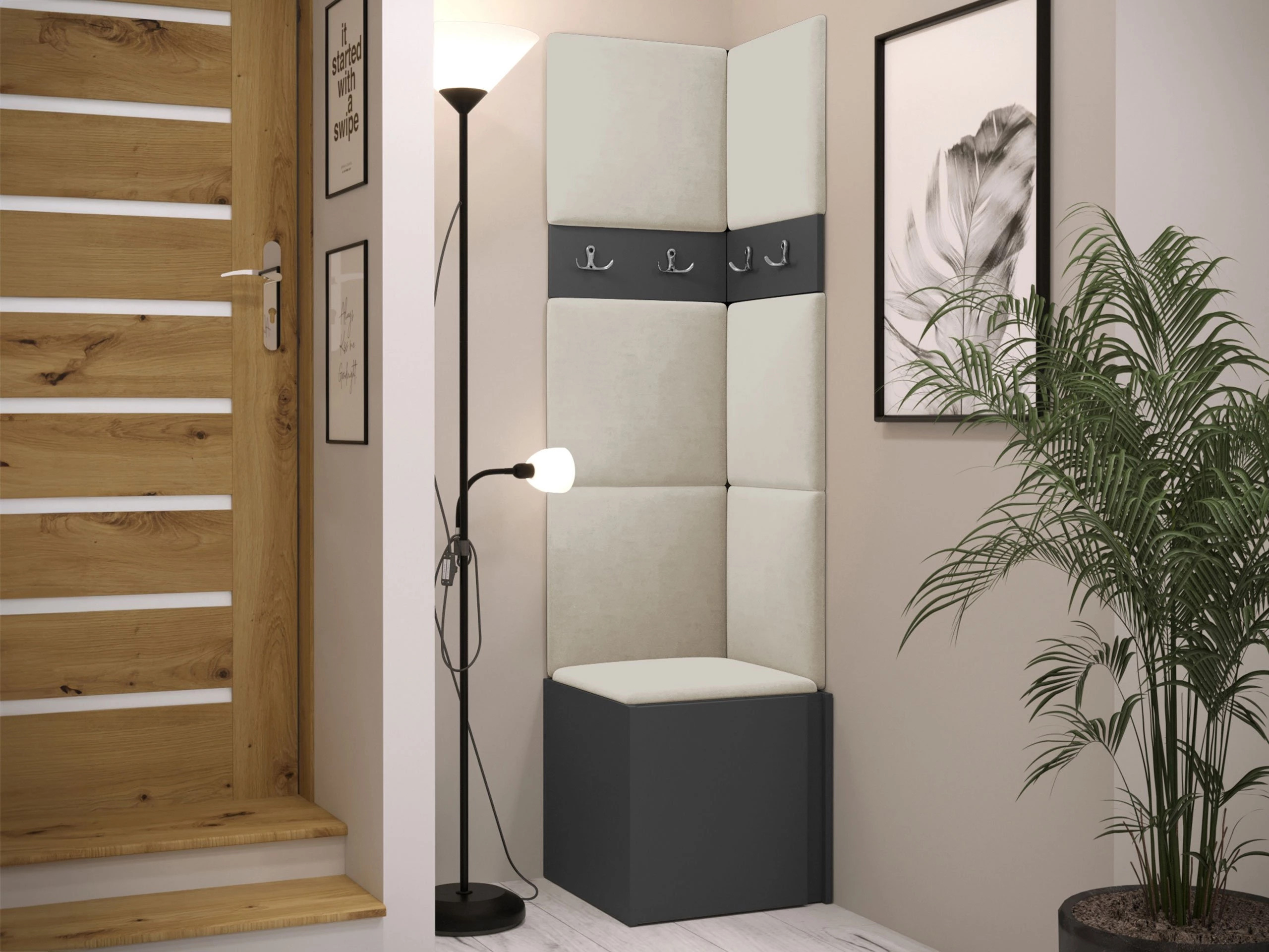 Hallway set Pinis XXI (Graphite)